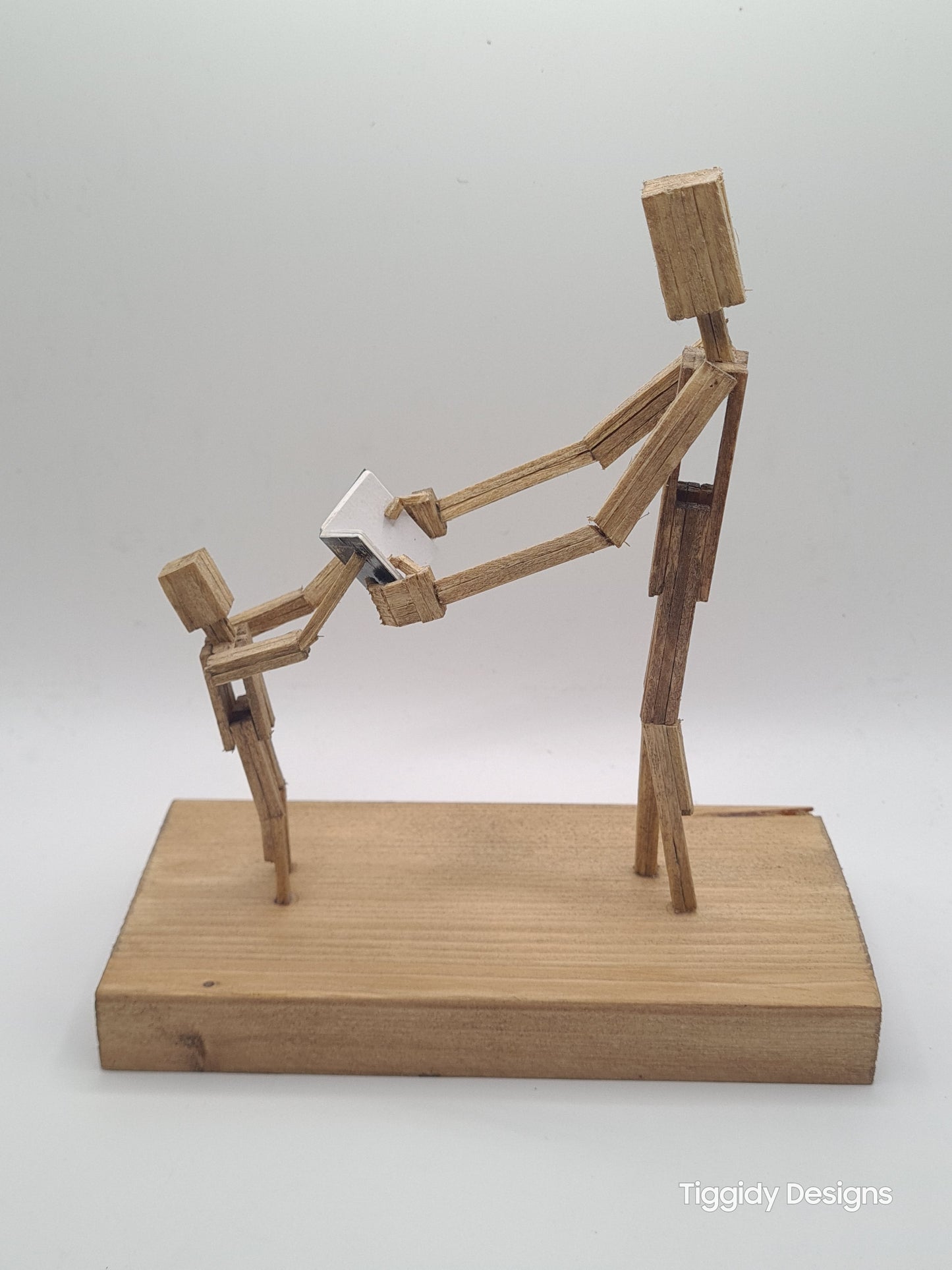 Look What I Did - Handcrafted Wooden Matchstick Figures - Gifts, Ornaments and Decor By Tiggidy Designs