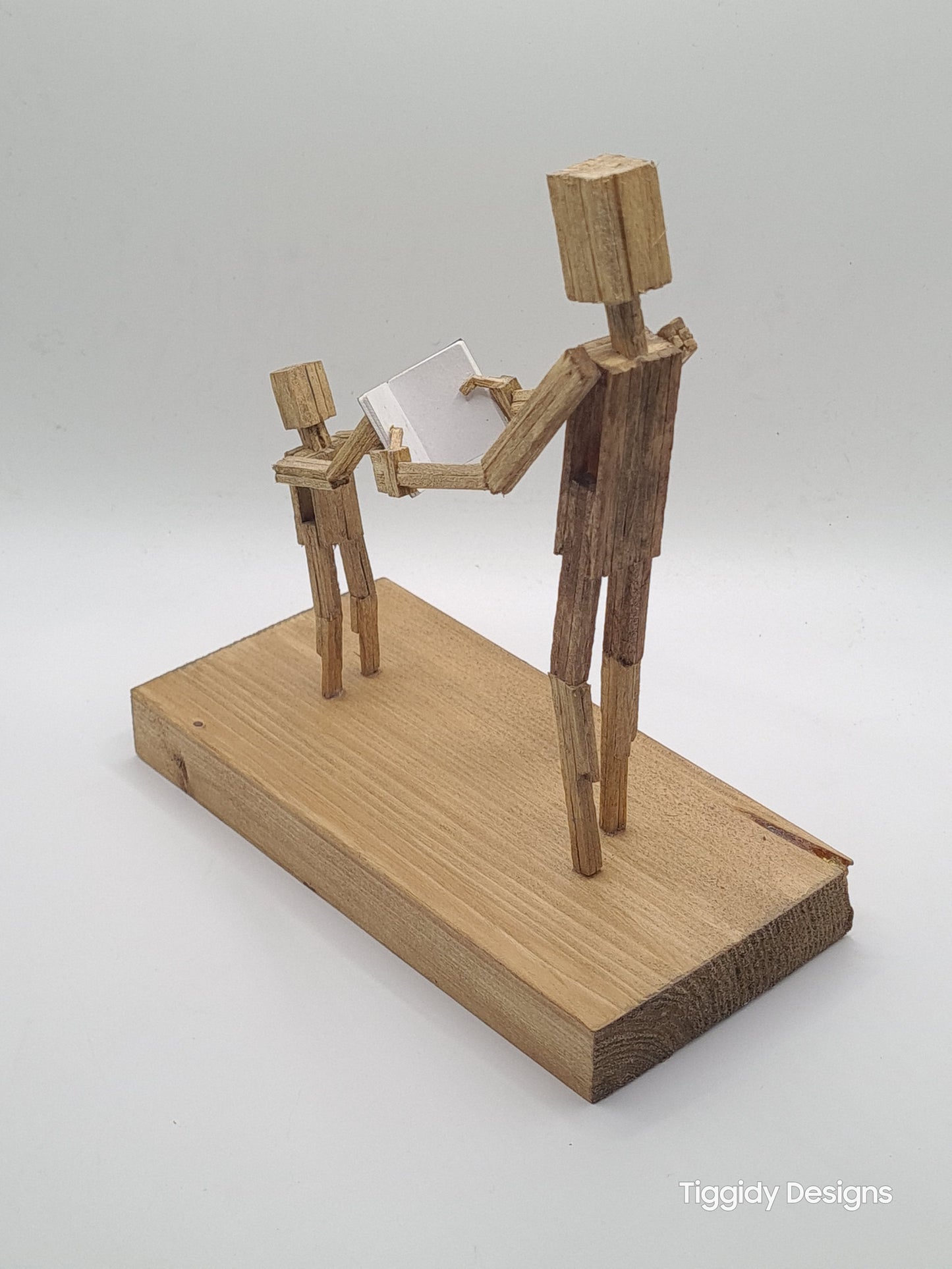 Look What I Did - Handcrafted Wooden Matchstick Figures - Gifts, Ornaments and Decor By Tiggidy Designs