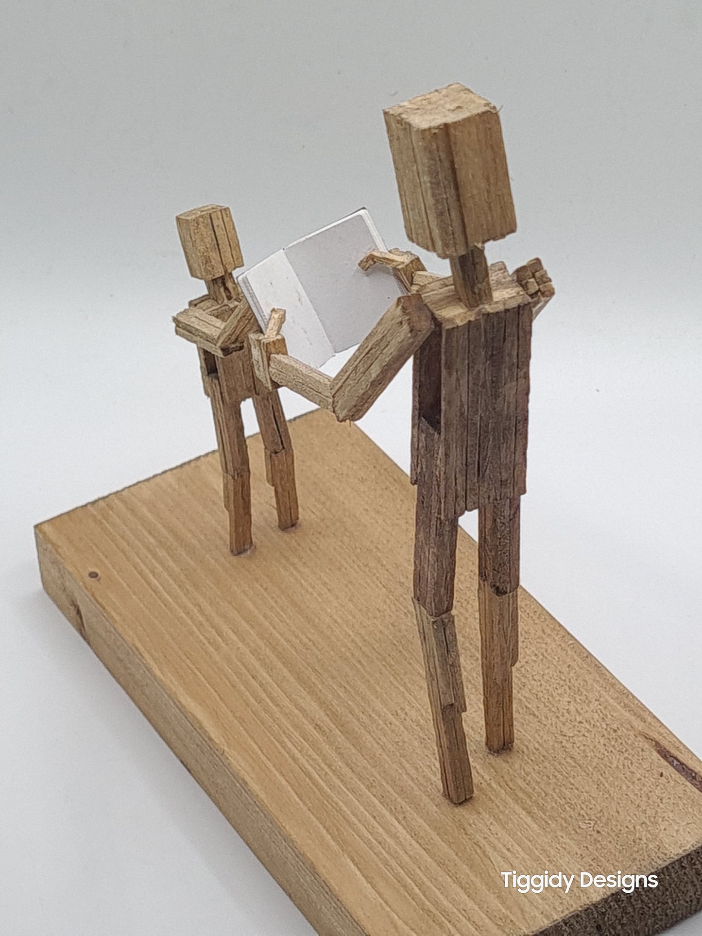Look What I Did - Handcrafted Wooden Matchstick Figures - Gifts, Ornaments and Decor By Tiggidy Designs