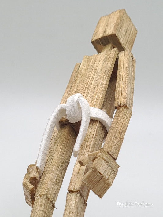 Attention Stance - Handcrafted Wooden Matchstick Figures - Gifts, Ornaments and Decor By Tiggidy Designs