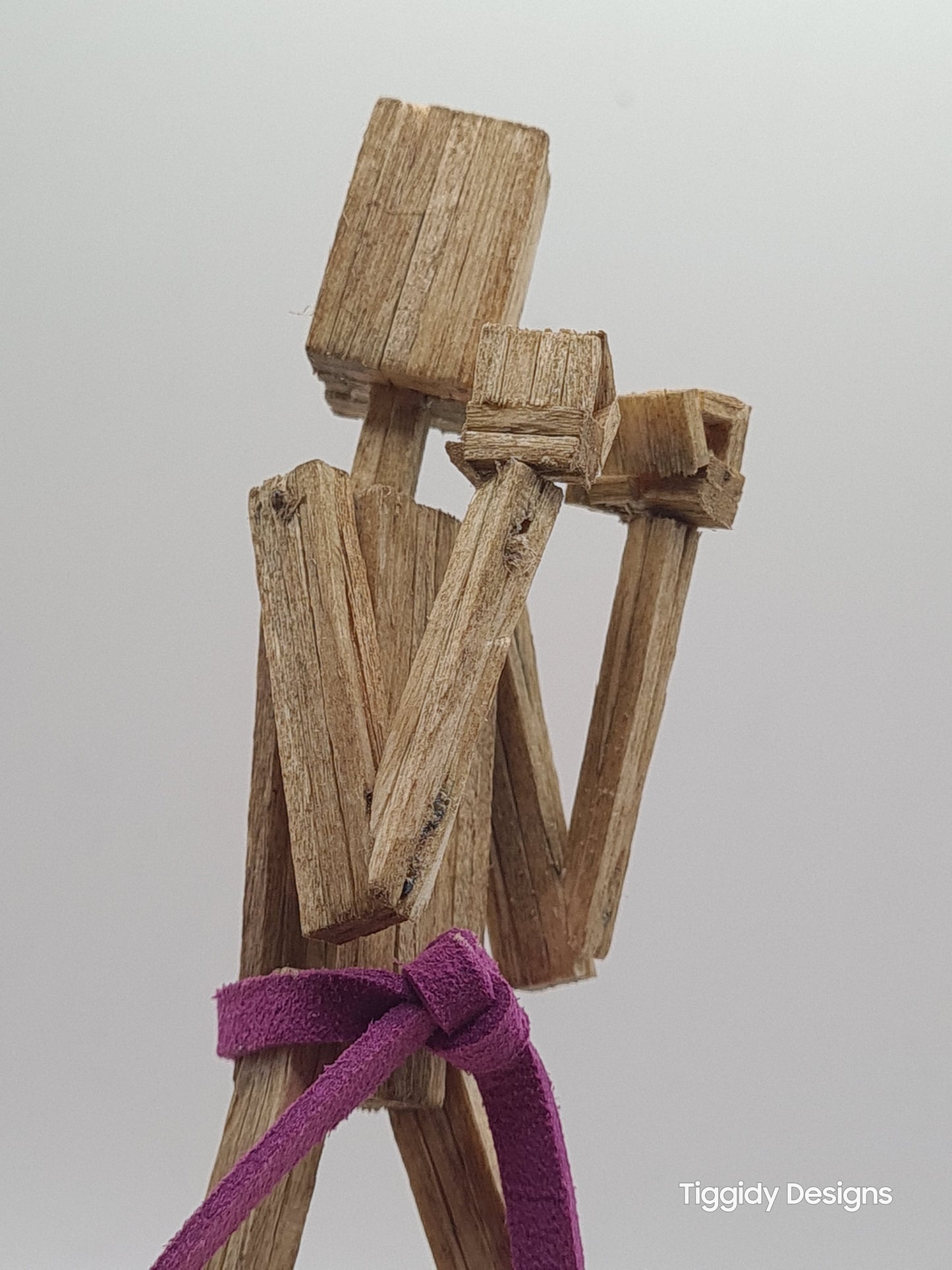 Guard Stance - Handcrafted Wooden Matchstick Figures - Gifts, Ornaments and Decor By Tiggidy Designs