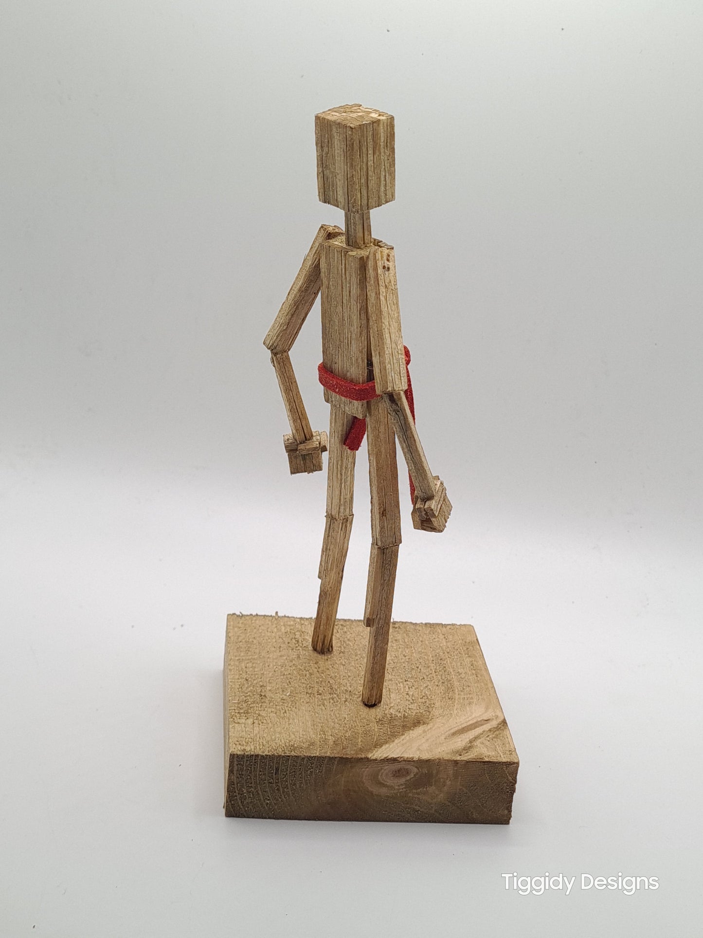 Say It With Your Chest - Handcrafted Wooden Matchstick Figures - Gifts, Ornaments and Decor By Tiggidy Designs
