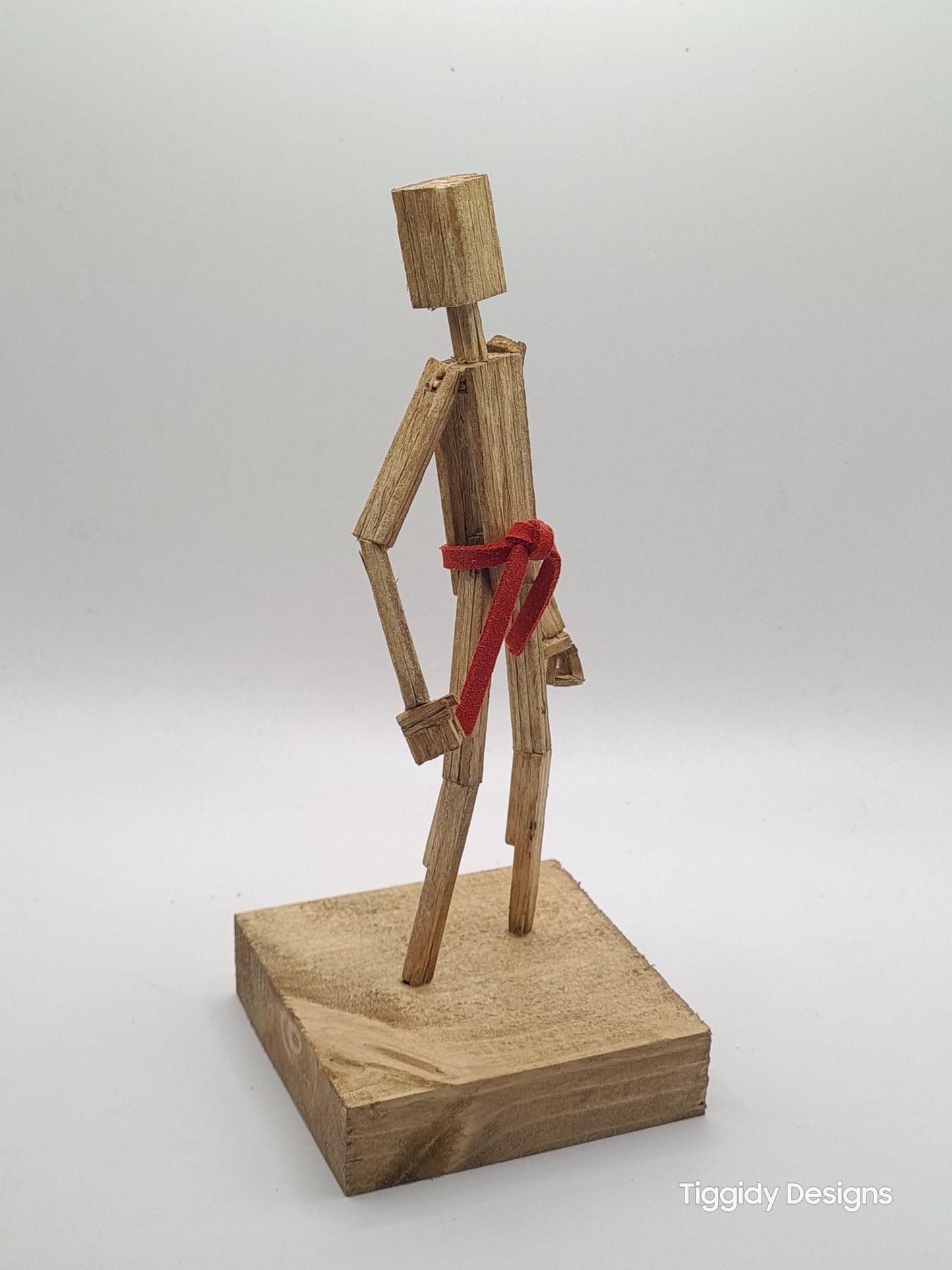 Say It With Your Chest - Handcrafted Wooden Matchstick Figures - Gifts, Ornaments and Decor By Tiggidy Designs