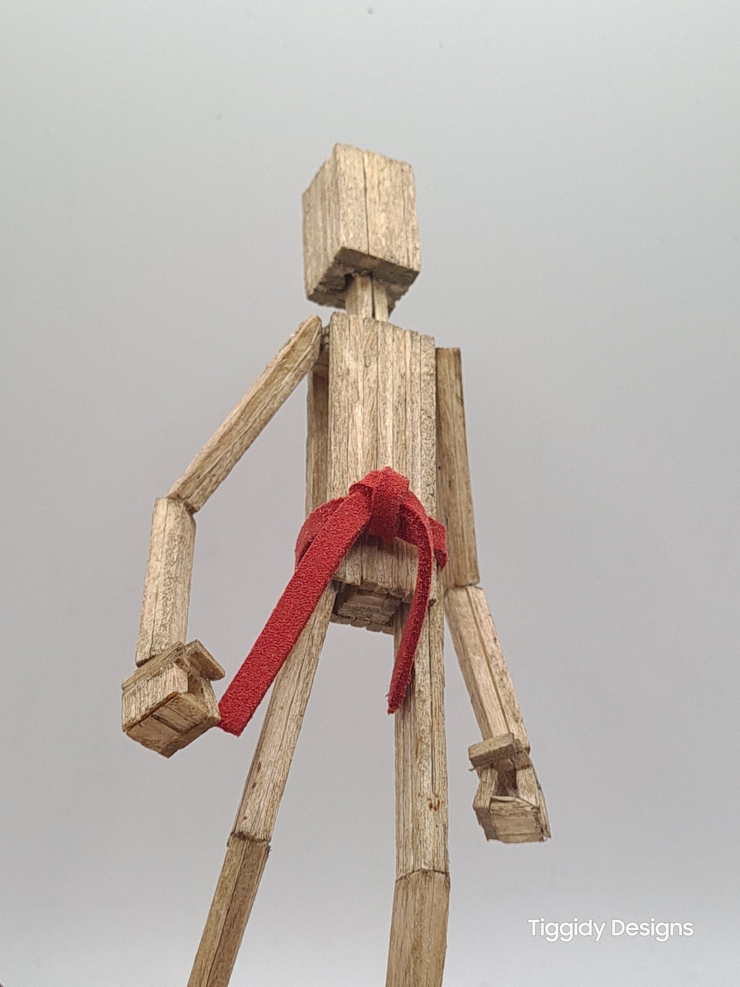 Say It With Your Chest - Handcrafted Wooden Matchstick Figures - Gifts, Ornaments and Decor By Tiggidy Designs