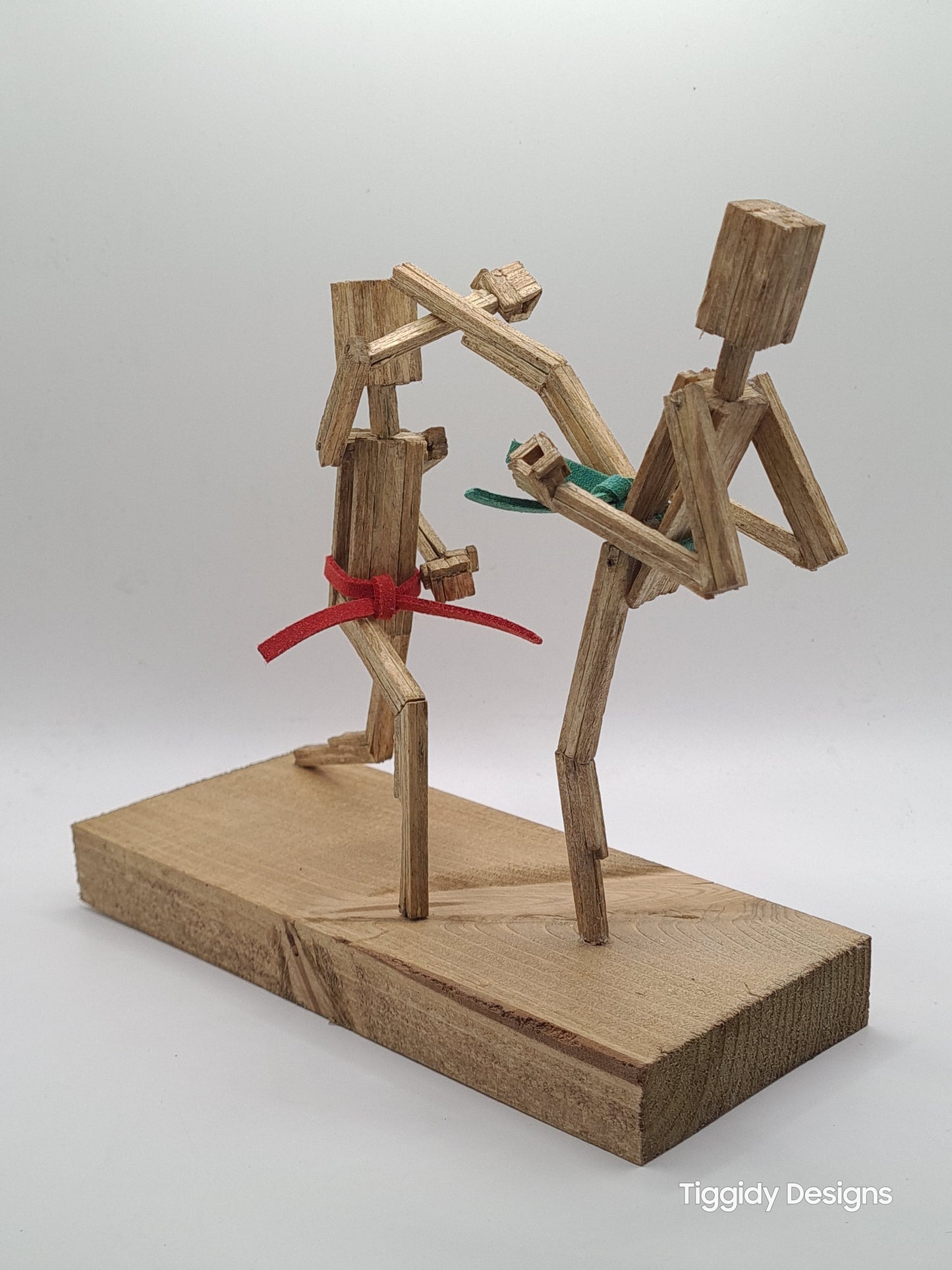 High Block - Handcrafted Wooden Matchstick Figures - Gifts, Ornaments and Decor By Tiggidy Designs