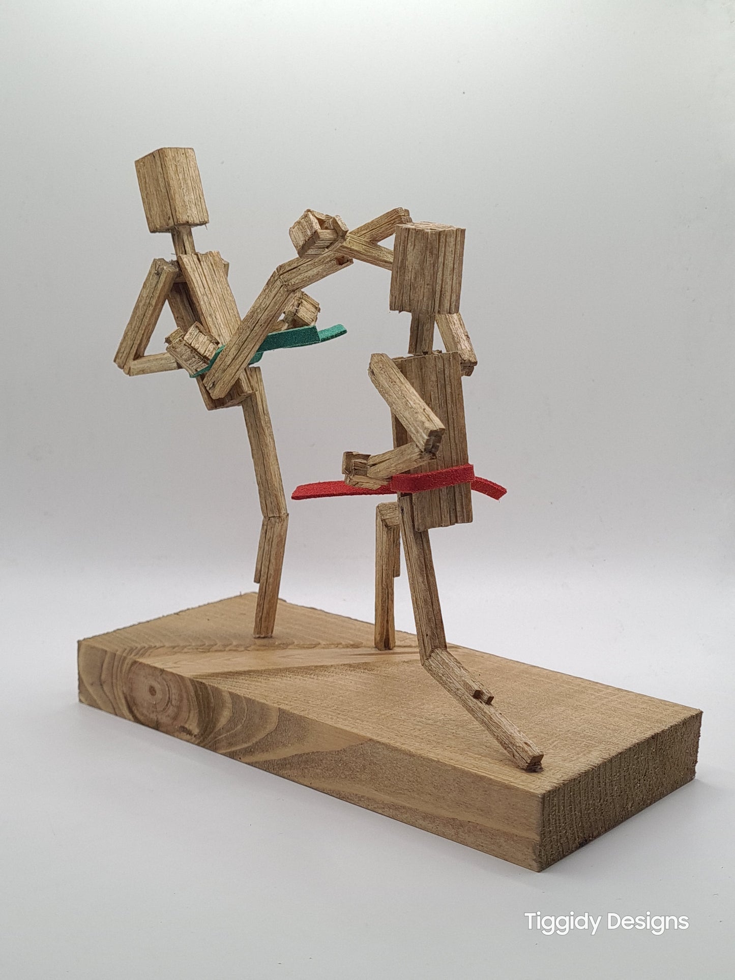 High Block - Handcrafted Wooden Matchstick Figures - Gifts, Ornaments and Decor By Tiggidy Designs