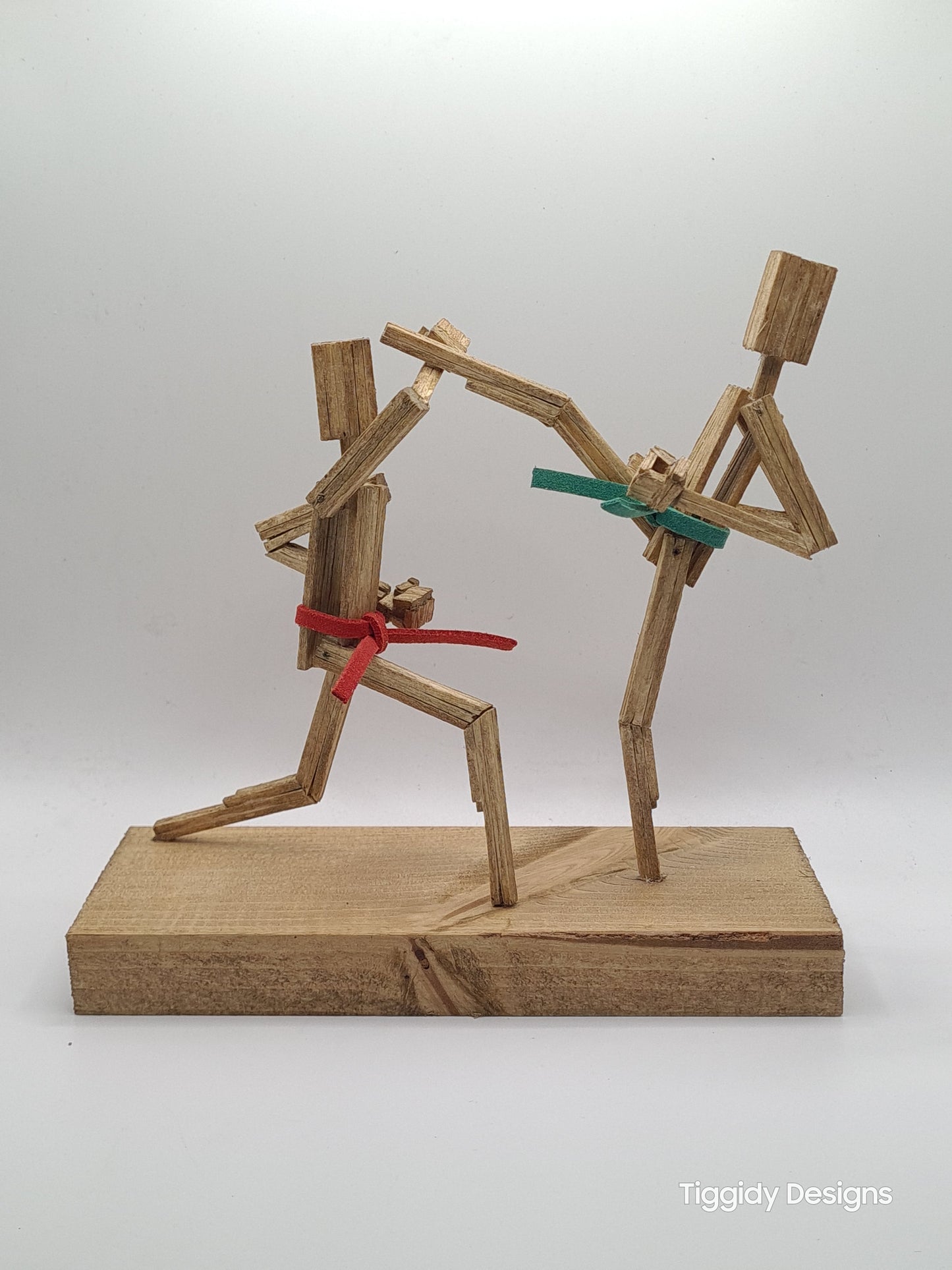 High Block - Handcrafted Wooden Matchstick Figures - Gifts, Ornaments and Decor By Tiggidy Designs