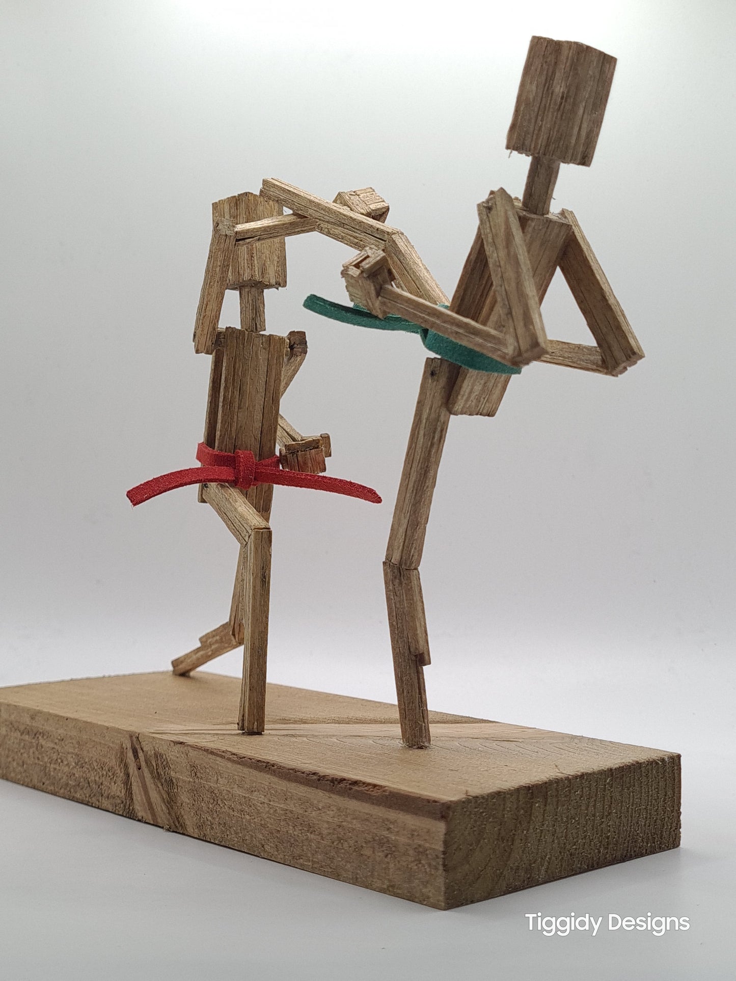 High Block - Handcrafted Wooden Matchstick Figures - Gifts, Ornaments and Decor By Tiggidy Designs