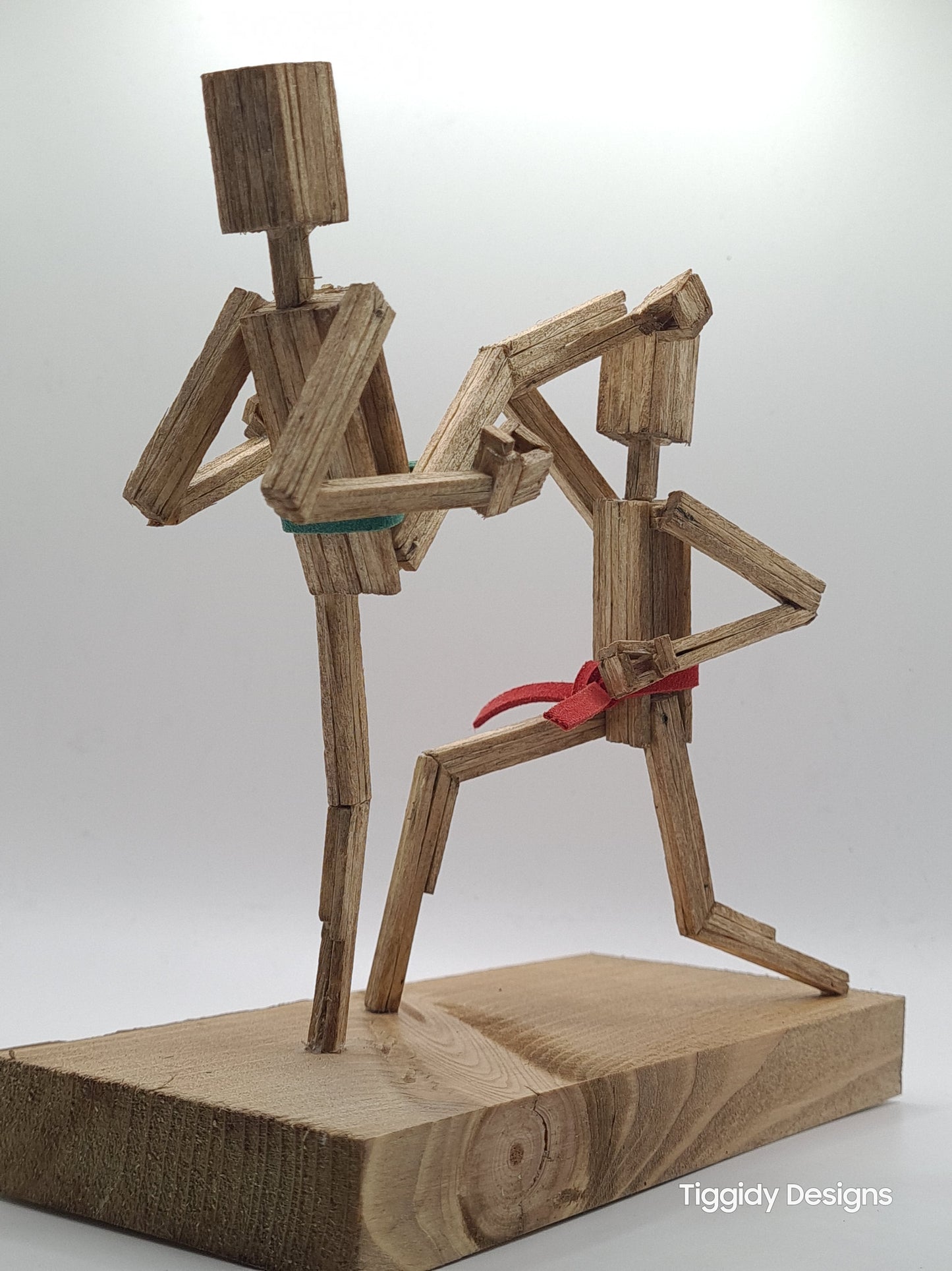 High Block - Handcrafted Wooden Matchstick Figures - Gifts, Ornaments and Decor By Tiggidy Designs