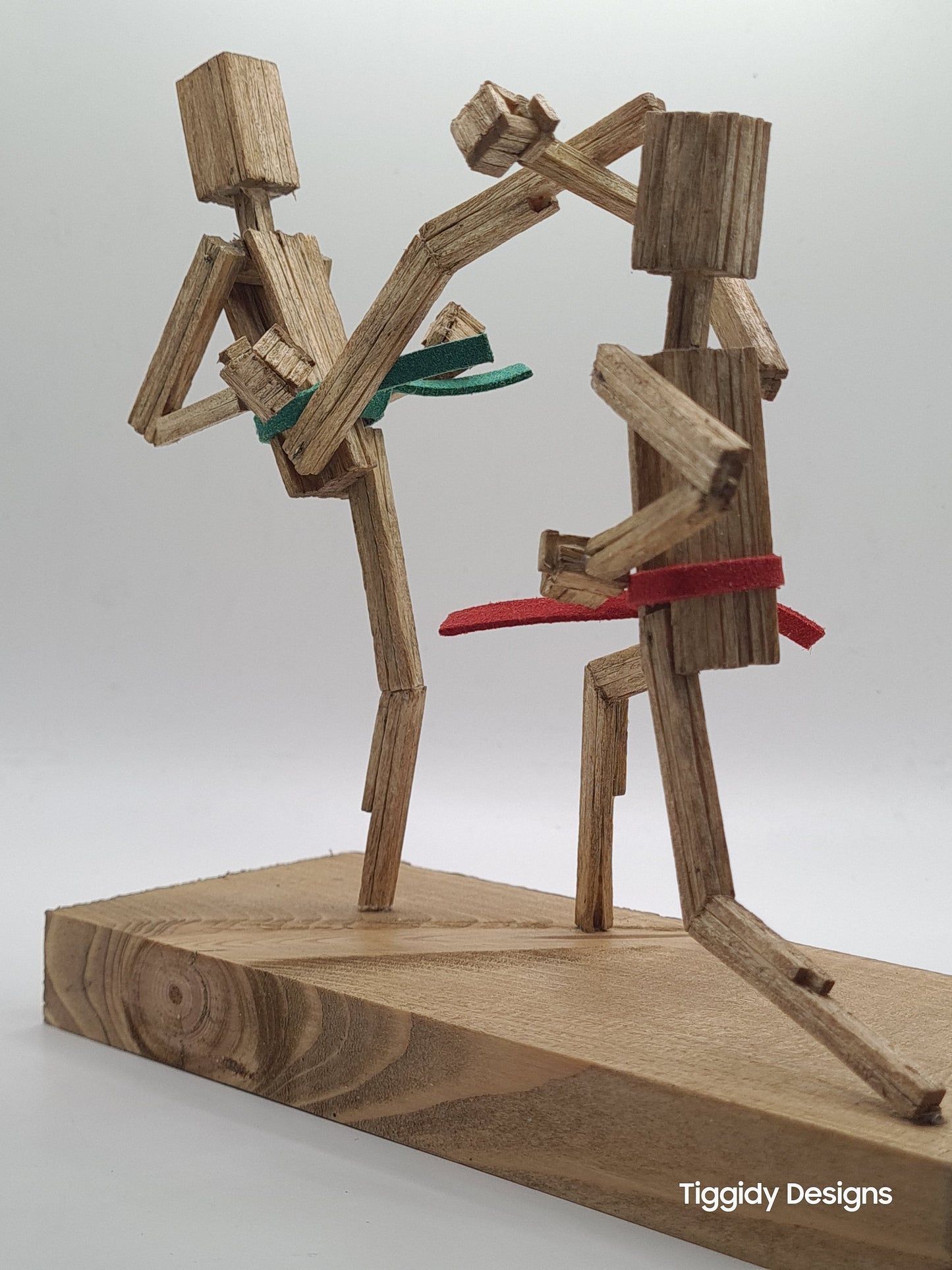 High Block - Handcrafted Wooden Matchstick Figures - Gifts, Ornaments and Decor By Tiggidy Designs