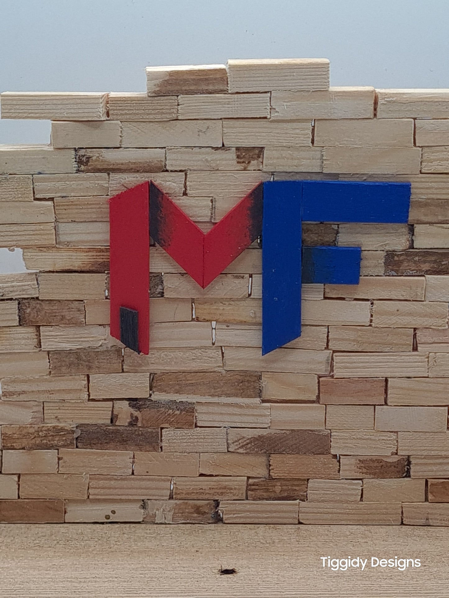 Flying Kick - Handcrafted Wooden Matchstick Figures - Gifts, Ornaments and Decor By Tiggidy Designs