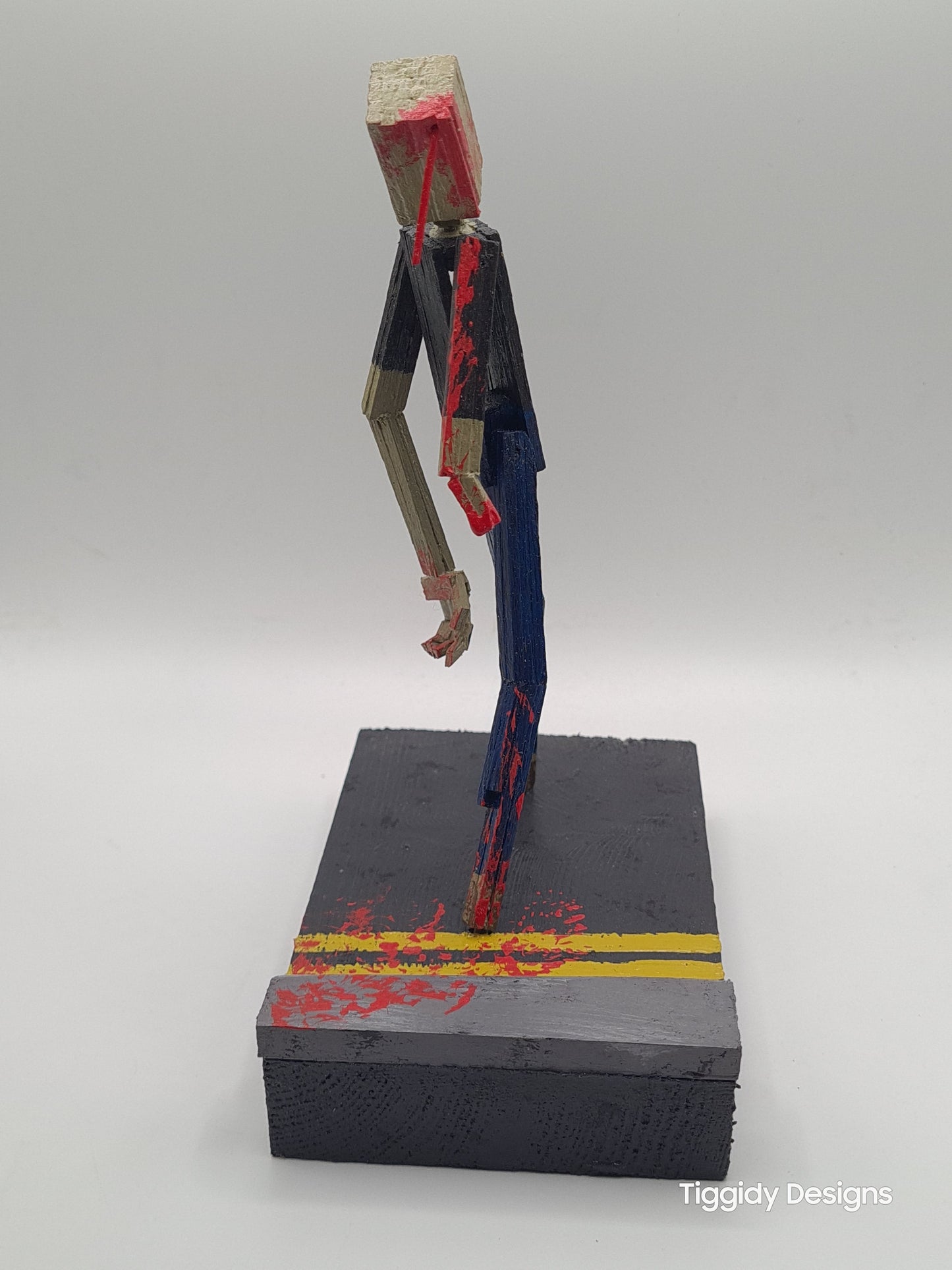 He's Armless - Handcrafted Wooden Matchstick Figures - Gifts, Ornaments and Decor By Tiggidy Designs