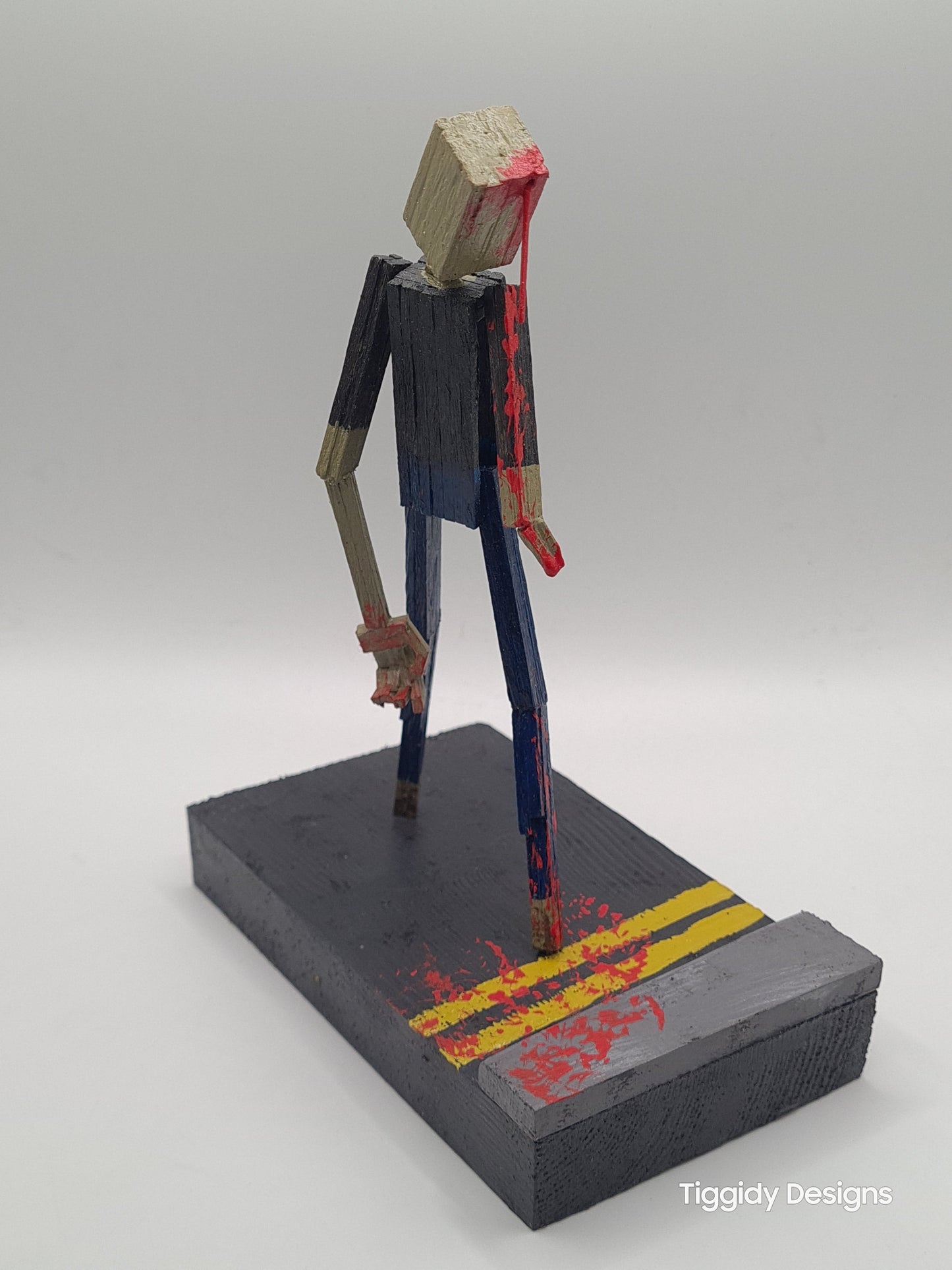 He's Armless - Handcrafted Wooden Matchstick Figures - Gifts, Ornaments and Decor By Tiggidy Designs