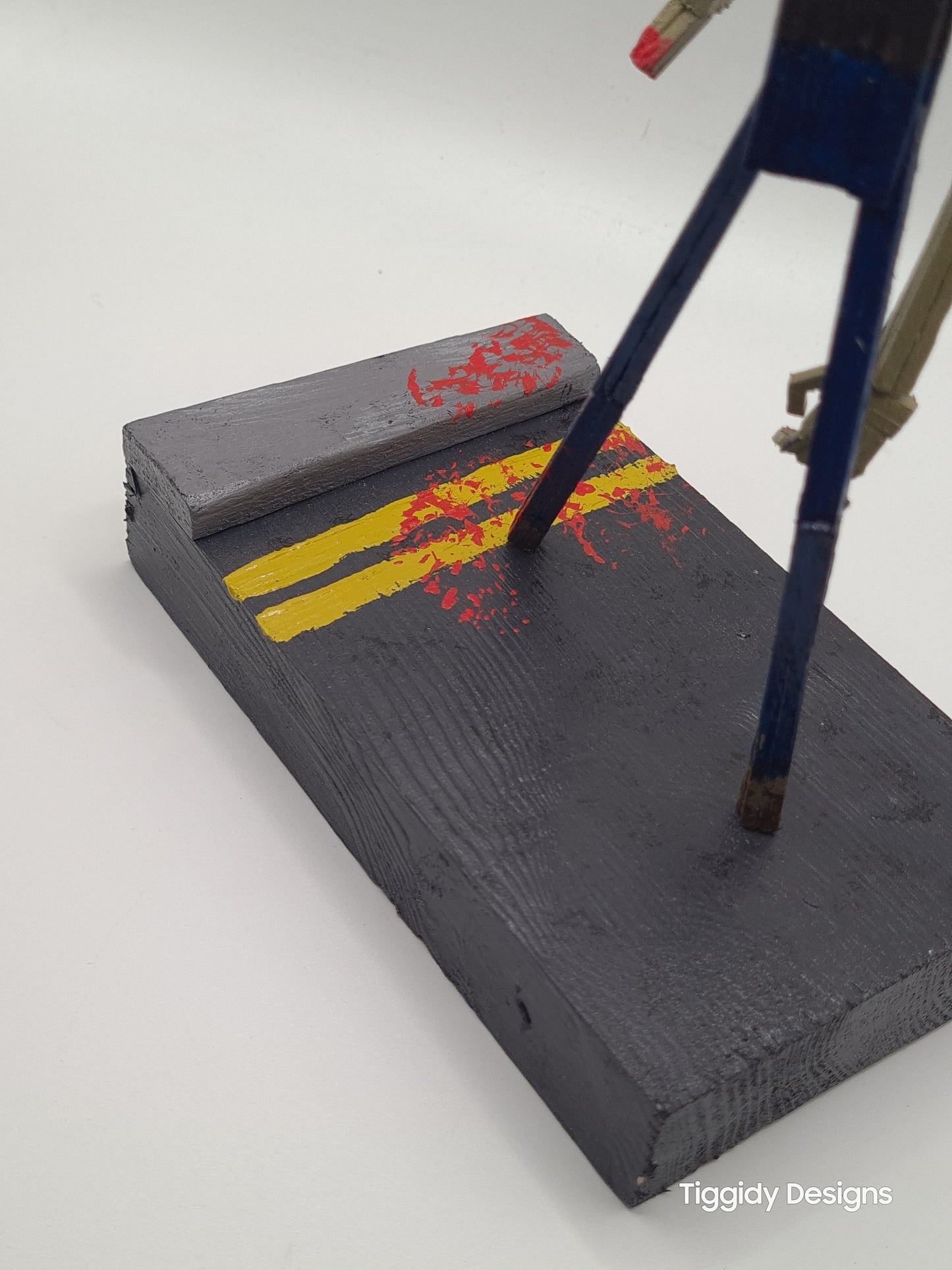 He's Armless - Handcrafted Wooden Matchstick Figures - Gifts, Ornaments and Decor By Tiggidy Designs