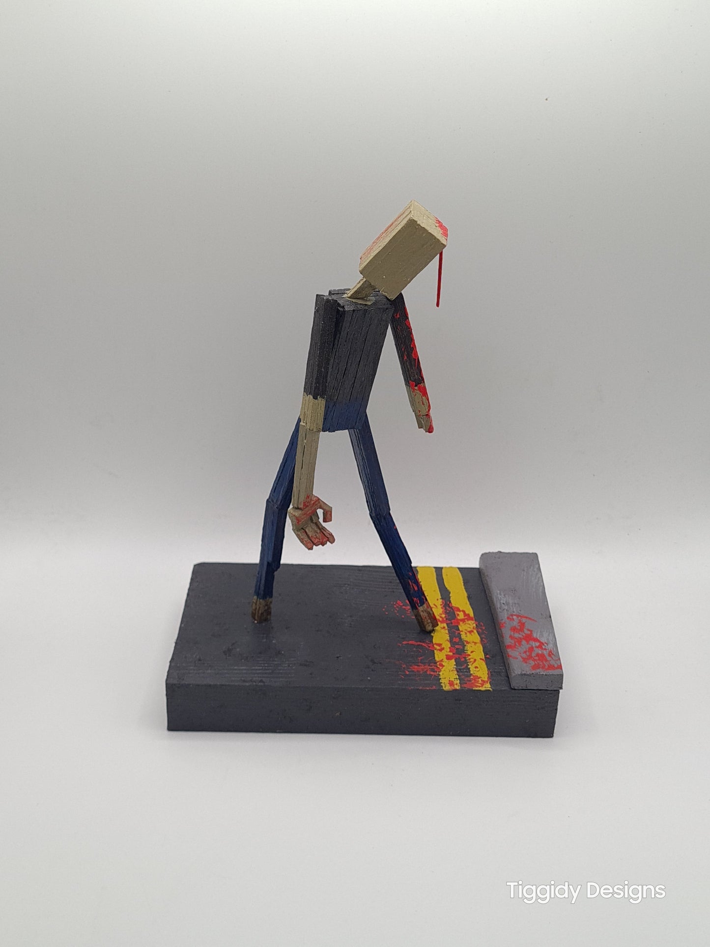 He's Armless - Handcrafted Wooden Matchstick Figures - Gifts, Ornaments and Decor By Tiggidy Designs