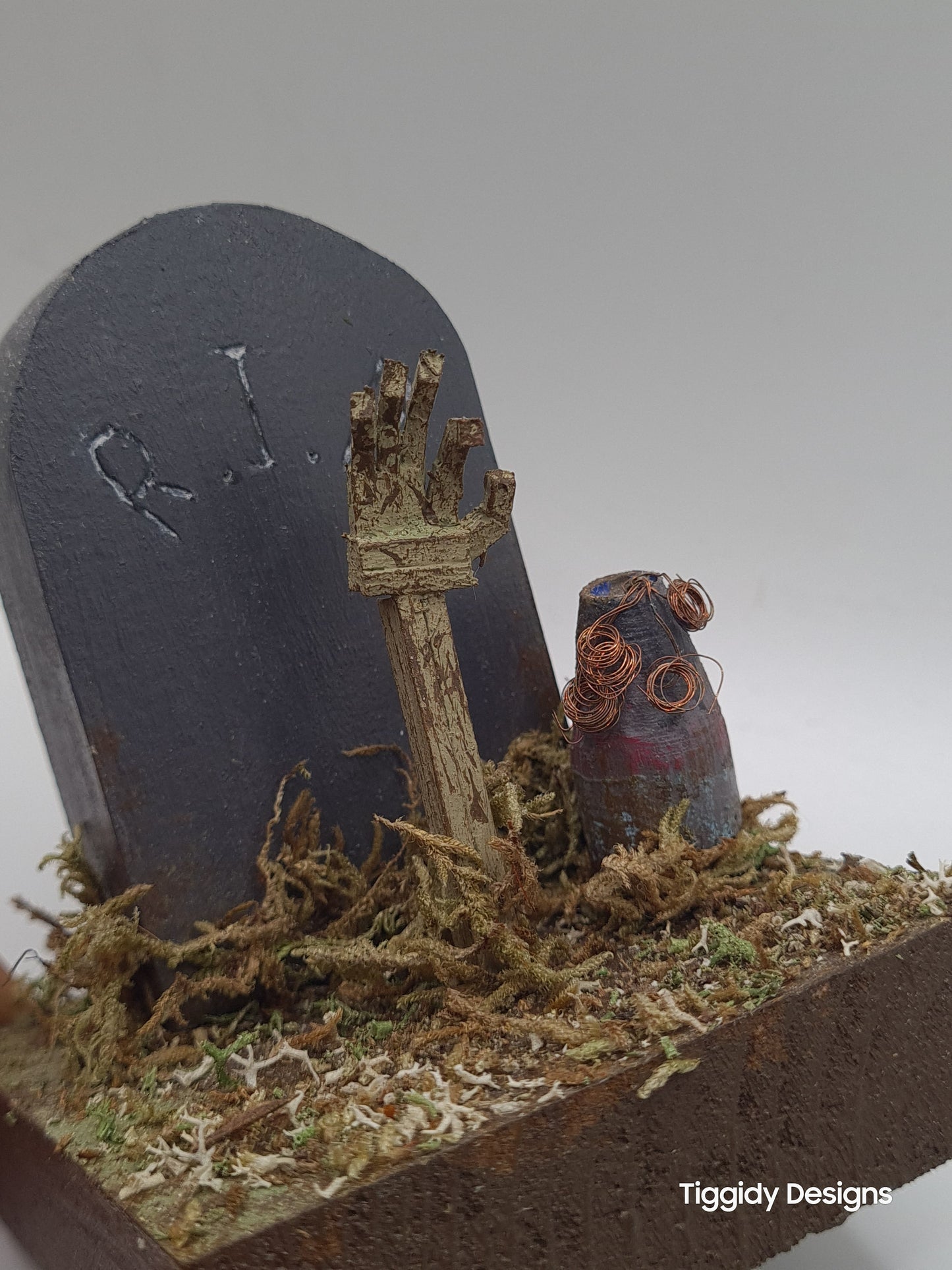 Undead High 5 - Handcrafted Wooden Matchstick Figures - Gifts, Ornaments and Decor By Tiggidy Designs