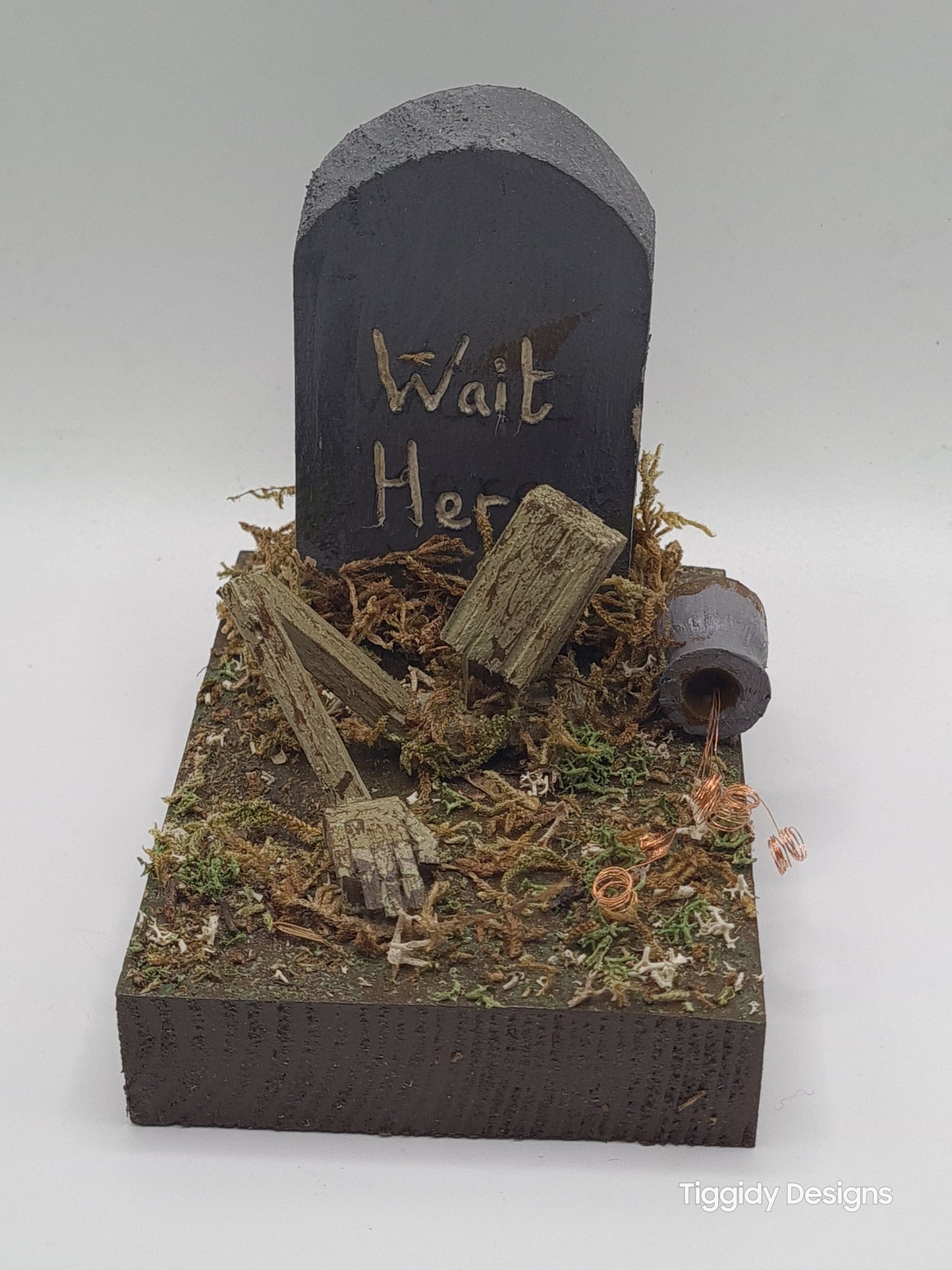 Outta tha hole! - Handcrafted Wooden Matchstick Figures - Gifts, Ornaments and Decor By Tiggidy Designs