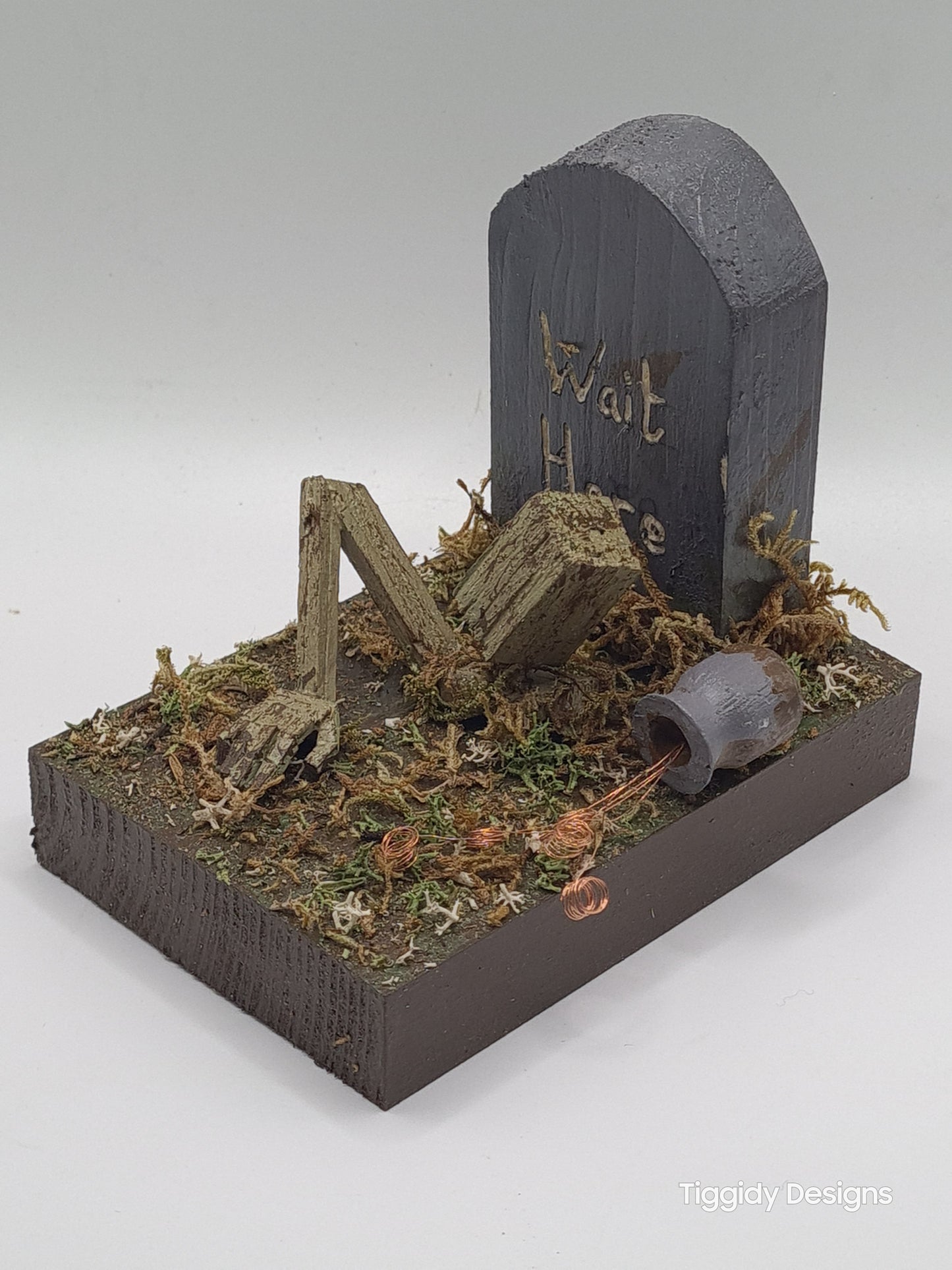 Outta tha hole! - Handcrafted Wooden Matchstick Figures - Gifts, Ornaments and Decor By Tiggidy Designs