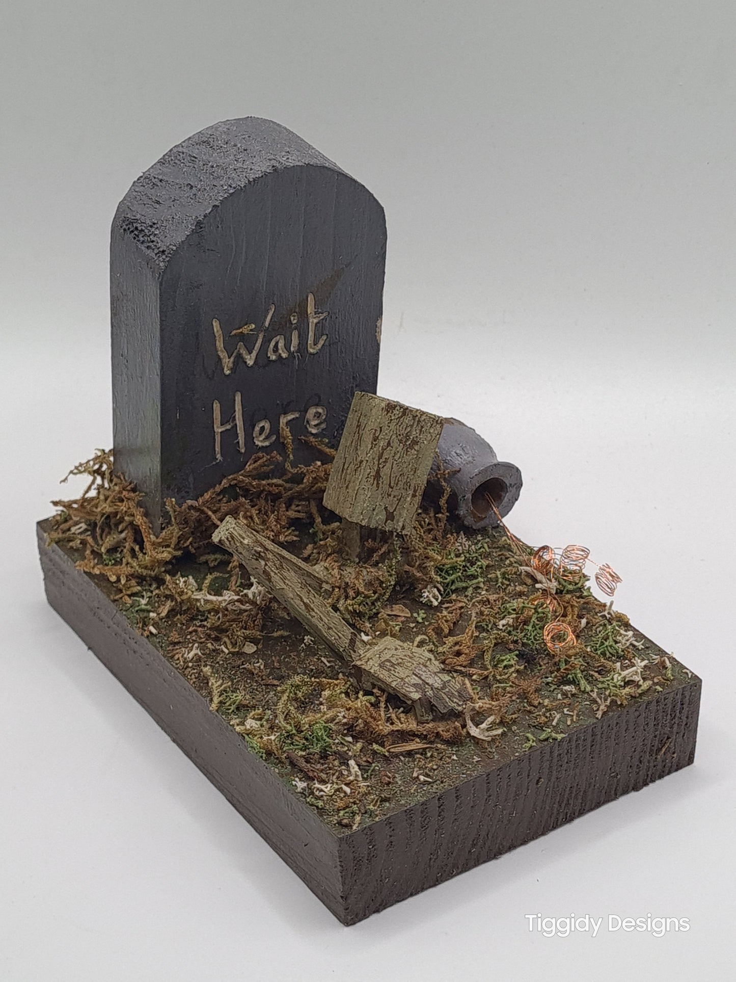 Outta tha hole! - Handcrafted Wooden Matchstick Figures - Gifts, Ornaments and Decor By Tiggidy Designs