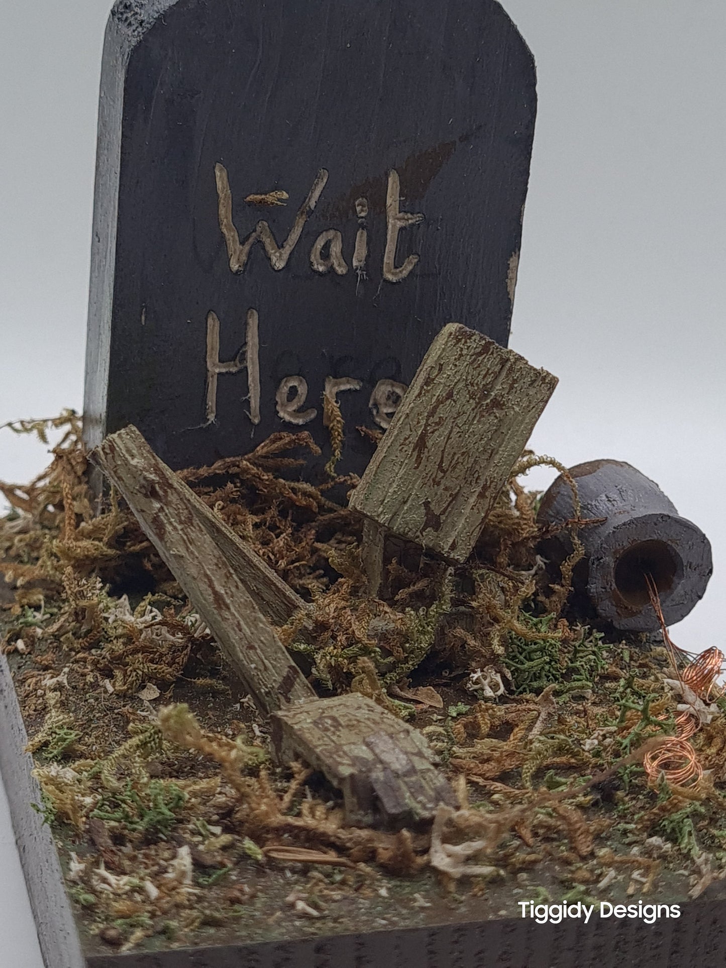 Outta tha hole! - Handcrafted Wooden Matchstick Figures - Gifts, Ornaments and Decor By Tiggidy Designs