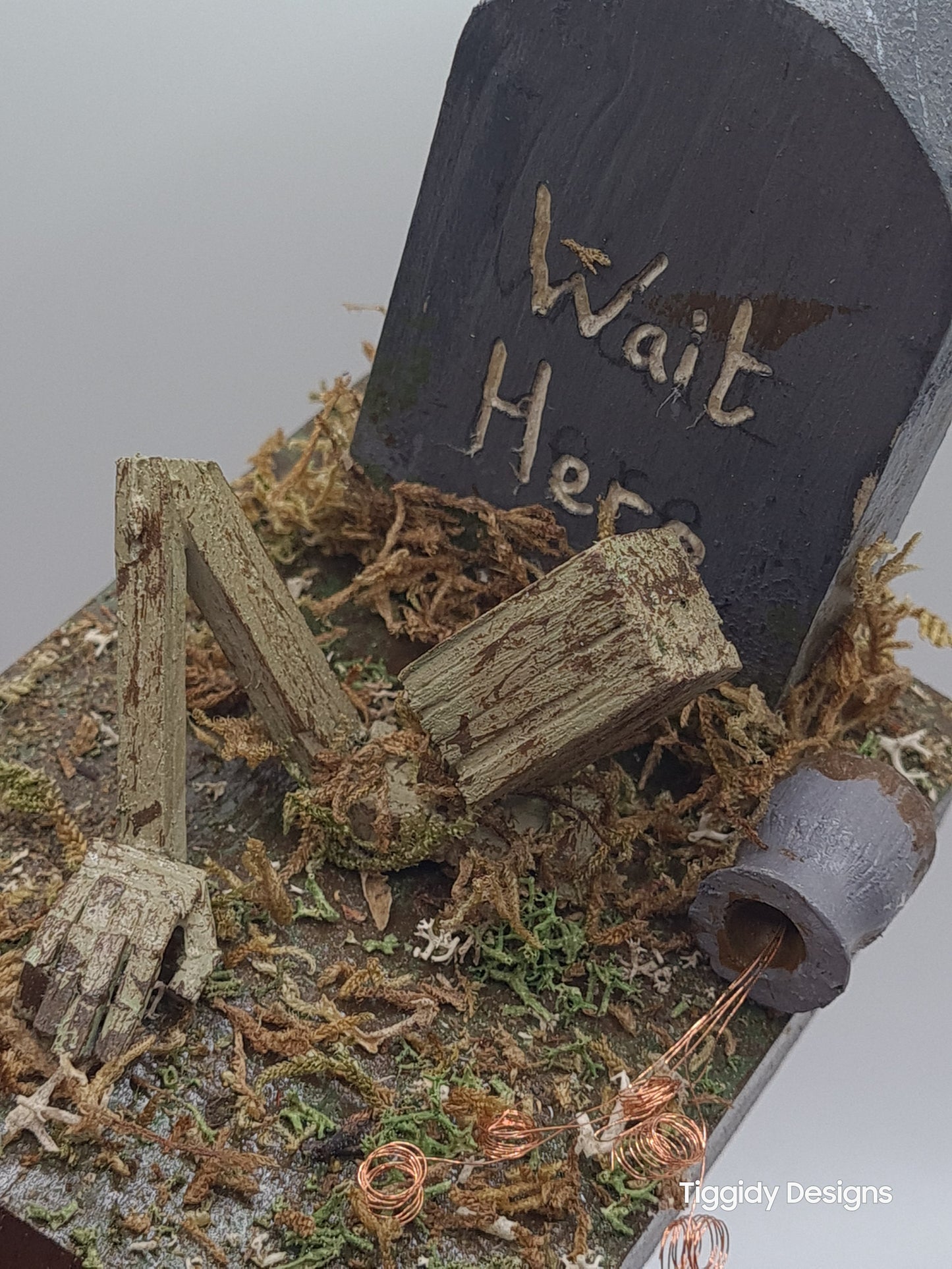 Outta tha hole! - Handcrafted Wooden Matchstick Figures - Gifts, Ornaments and Decor By Tiggidy Designs