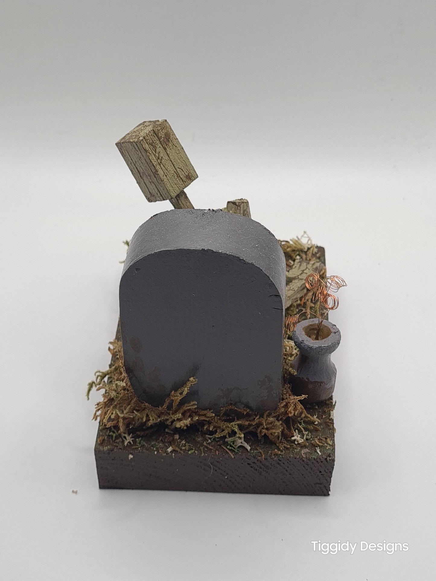 One Foot In The Grave - Handcrafted Wooden Matchstick Figures - Gifts, Ornaments and Decor By Tiggidy Designs