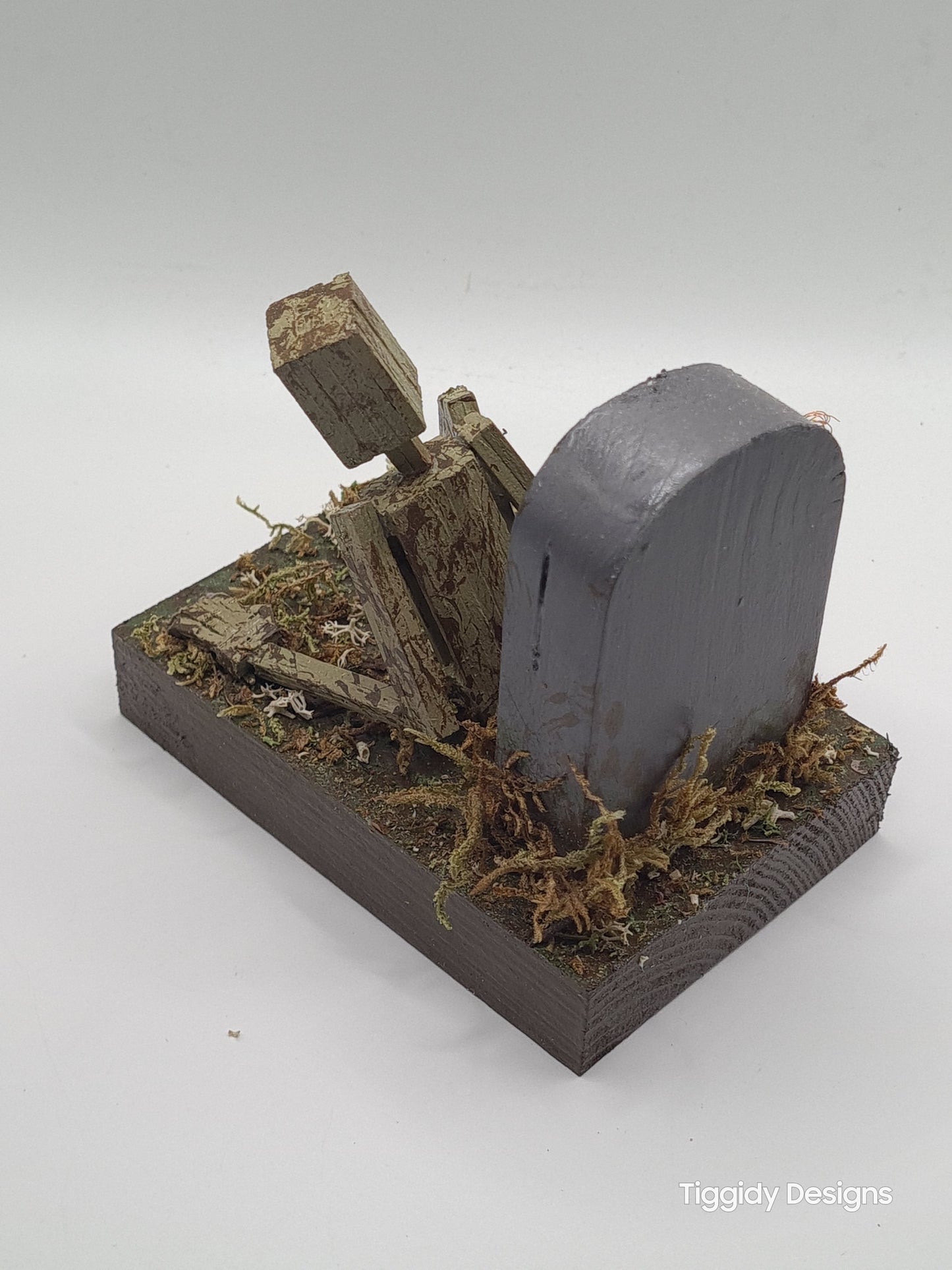 One Foot In The Grave - Handcrafted Wooden Matchstick Figures - Gifts, Ornaments and Decor By Tiggidy Designs