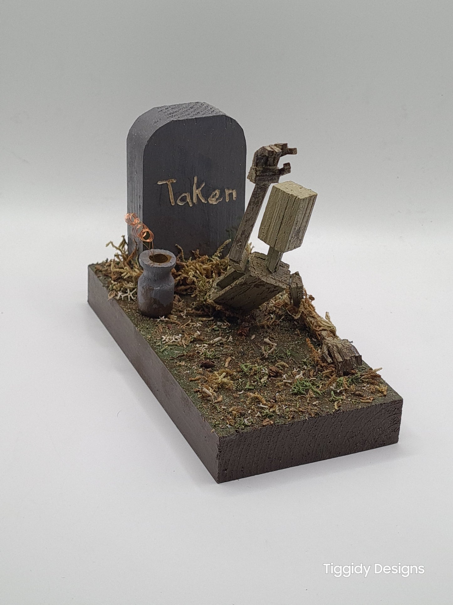 Reaching From The Grave - Handcrafted Wooden Matchstick Figures - Gifts, Ornaments and Decor By Tiggidy Designs