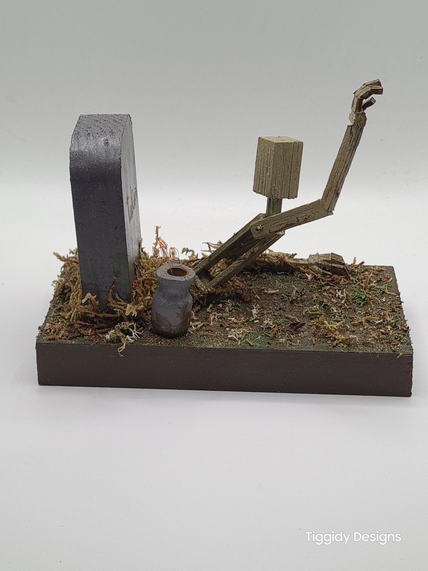 Reaching From The Grave - Handcrafted Wooden Matchstick Figures - Gifts, Ornaments and Decor By Tiggidy Designs