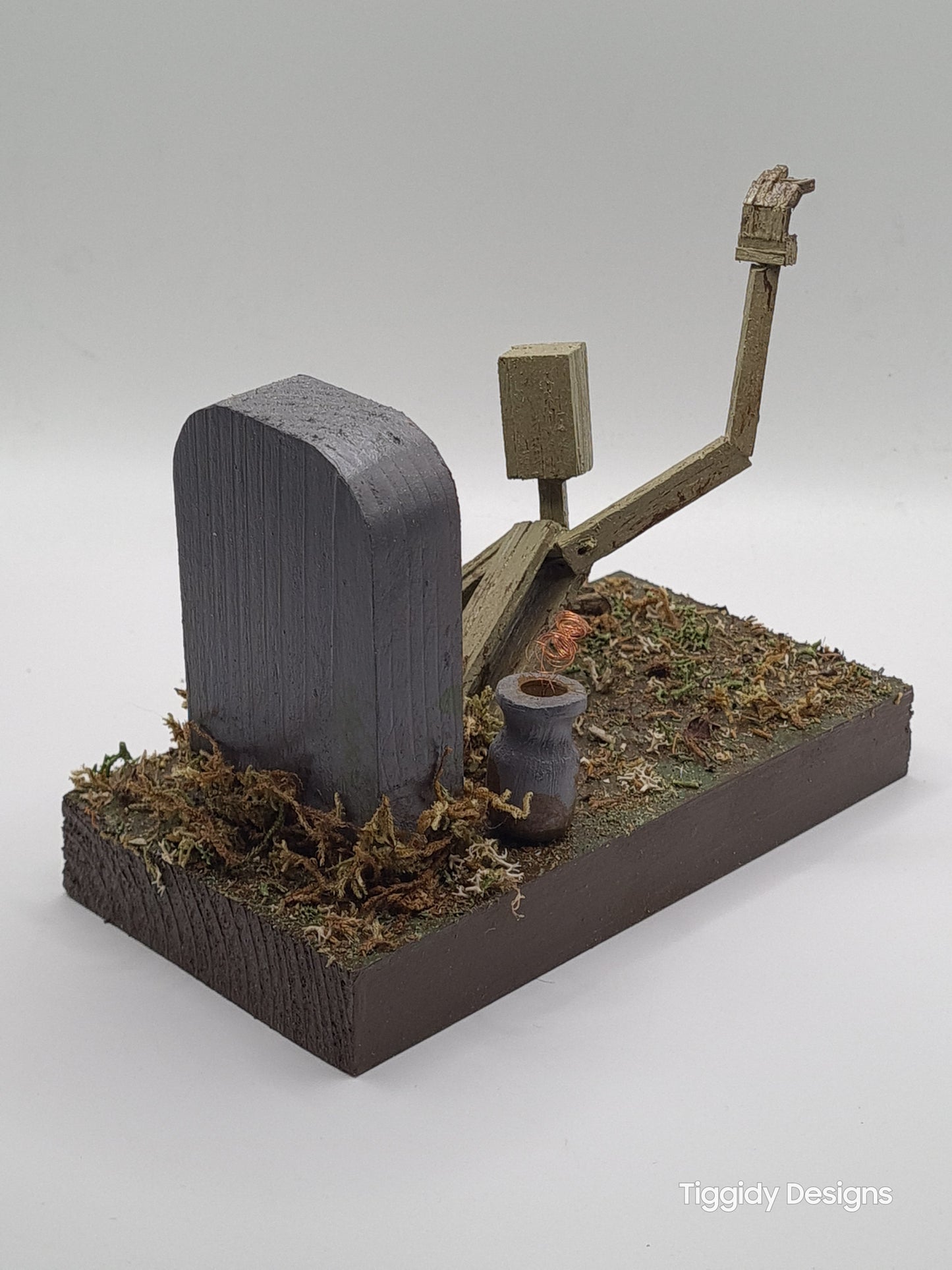 Reaching From The Grave - Handcrafted Wooden Matchstick Figures - Gifts, Ornaments and Decor By Tiggidy Designs