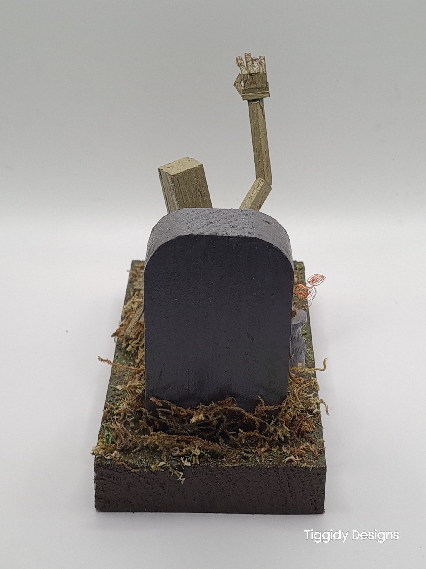 Reaching From The Grave - Handcrafted Wooden Matchstick Figures - Gifts, Ornaments and Decor By Tiggidy Designs