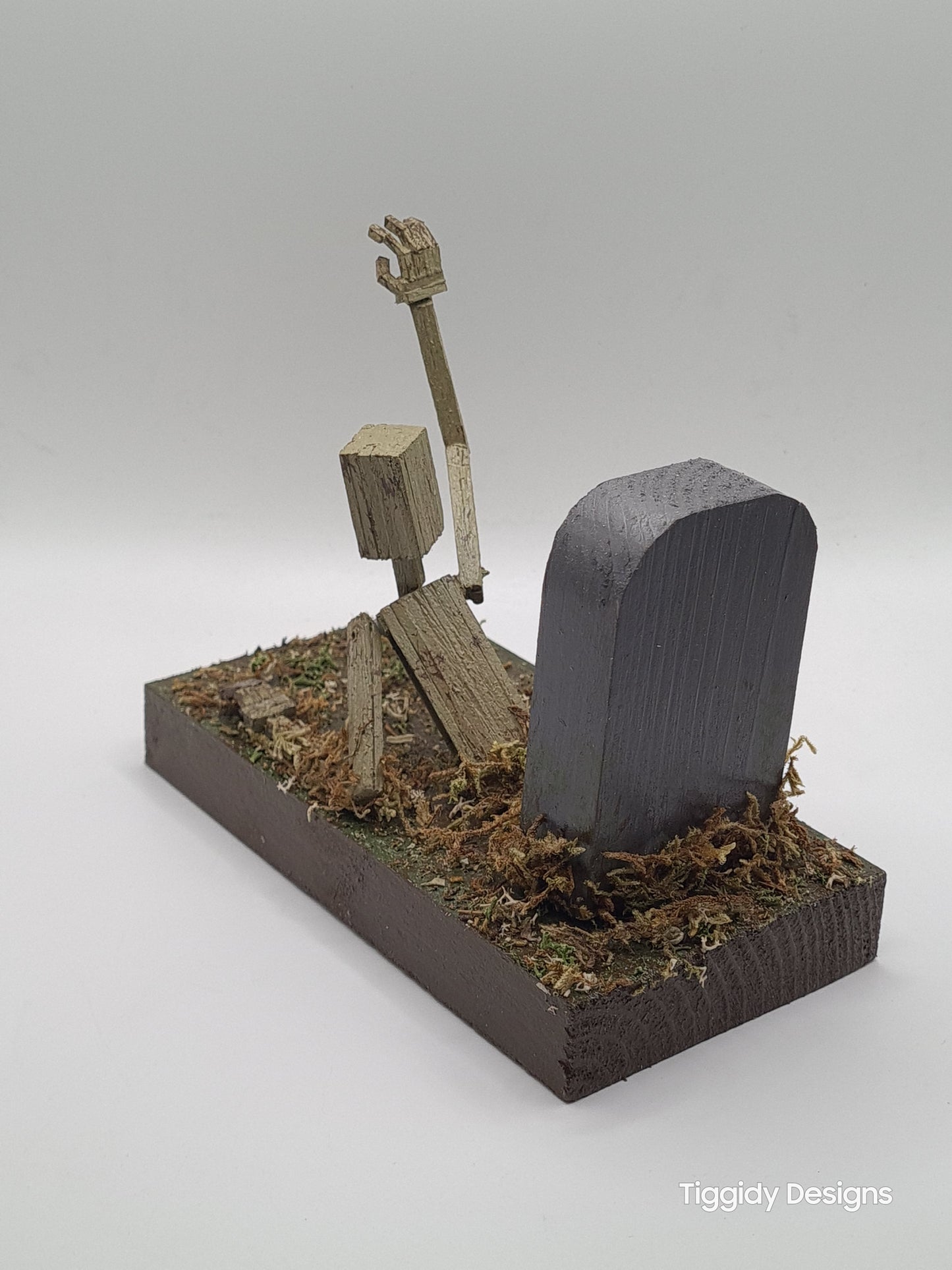 Reaching From The Grave - Handcrafted Wooden Matchstick Figures - Gifts, Ornaments and Decor By Tiggidy Designs
