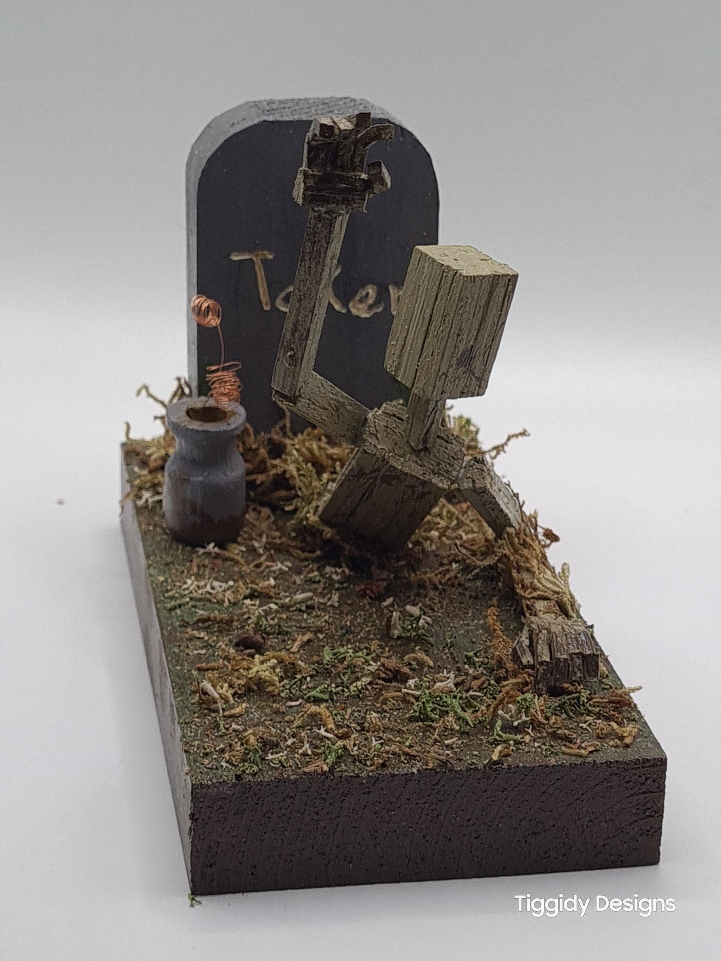 Reaching From The Grave - Handcrafted Wooden Matchstick Figures - Gifts, Ornaments and Decor By Tiggidy Designs
