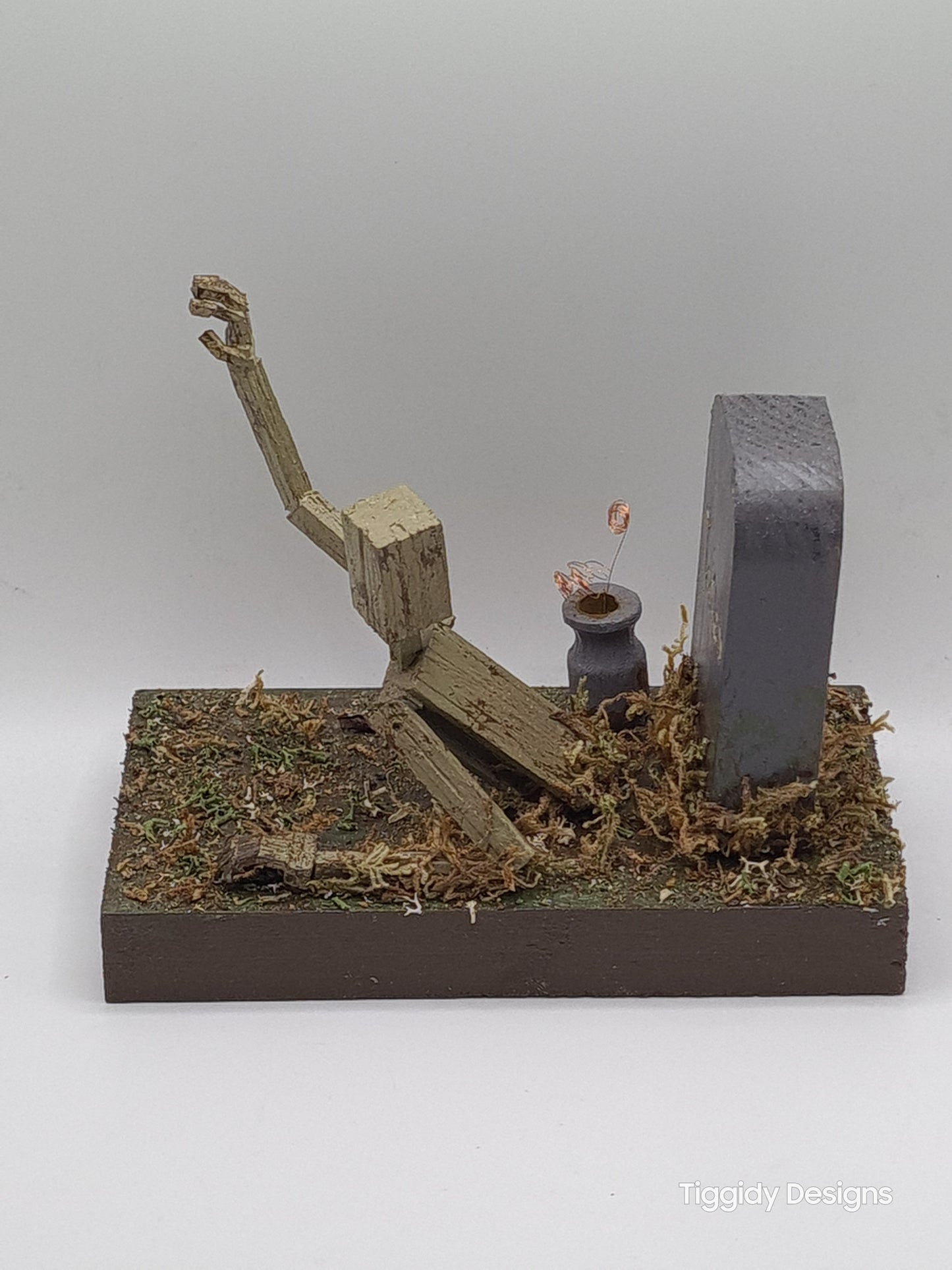 Reaching From The Grave - Handcrafted Wooden Matchstick Figures - Gifts, Ornaments and Decor By Tiggidy Designs