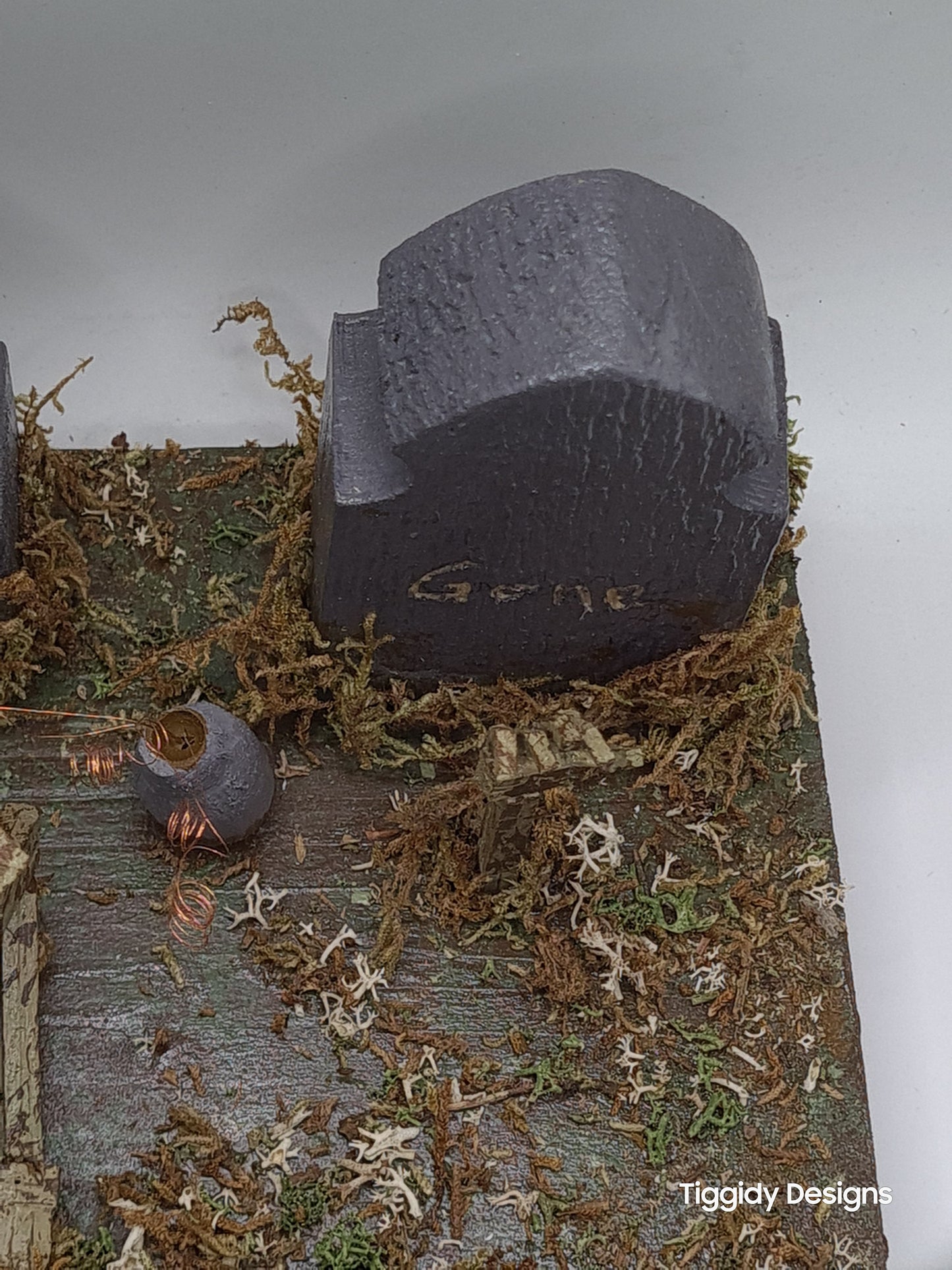 Graveyard - Handcrafted Wooden Matchstick Figures - Gifts, Ornaments and Decor By Tiggidy Designs