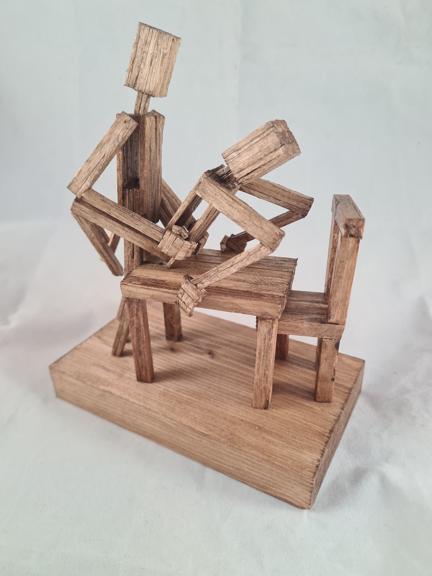 Table Service - Handcrafted Wooden Matchstick Figures - Gifts, Ornaments and Decor By Tiggidy Designs