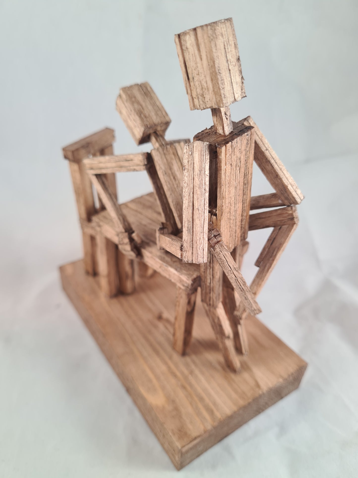 Table Service - Handcrafted Wooden Matchstick Figures - Gifts, Ornaments and Decor By Tiggidy Designs