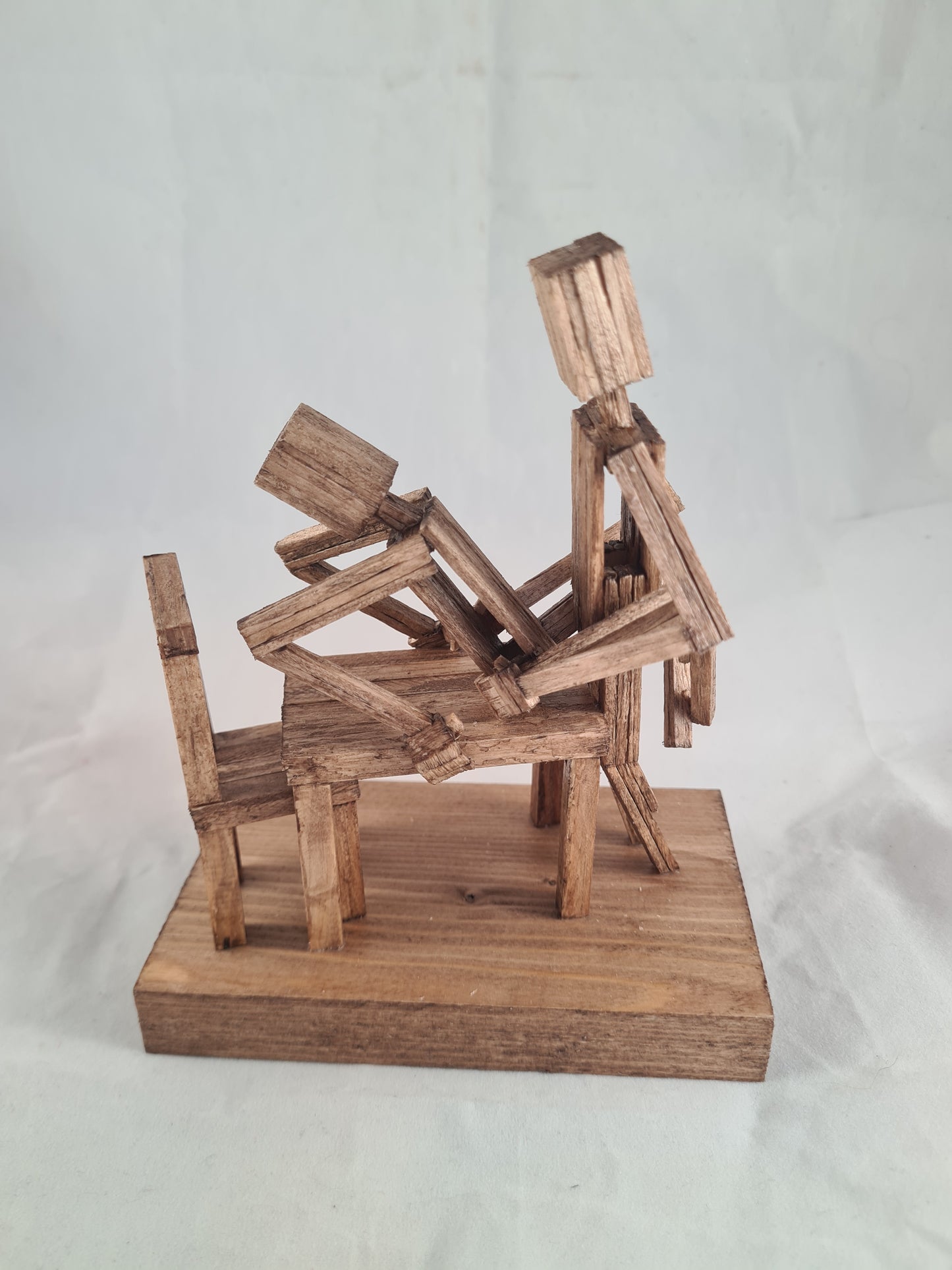 Table Service - Handcrafted Wooden Matchstick Figures - Gifts, Ornaments and Decor By Tiggidy Designs