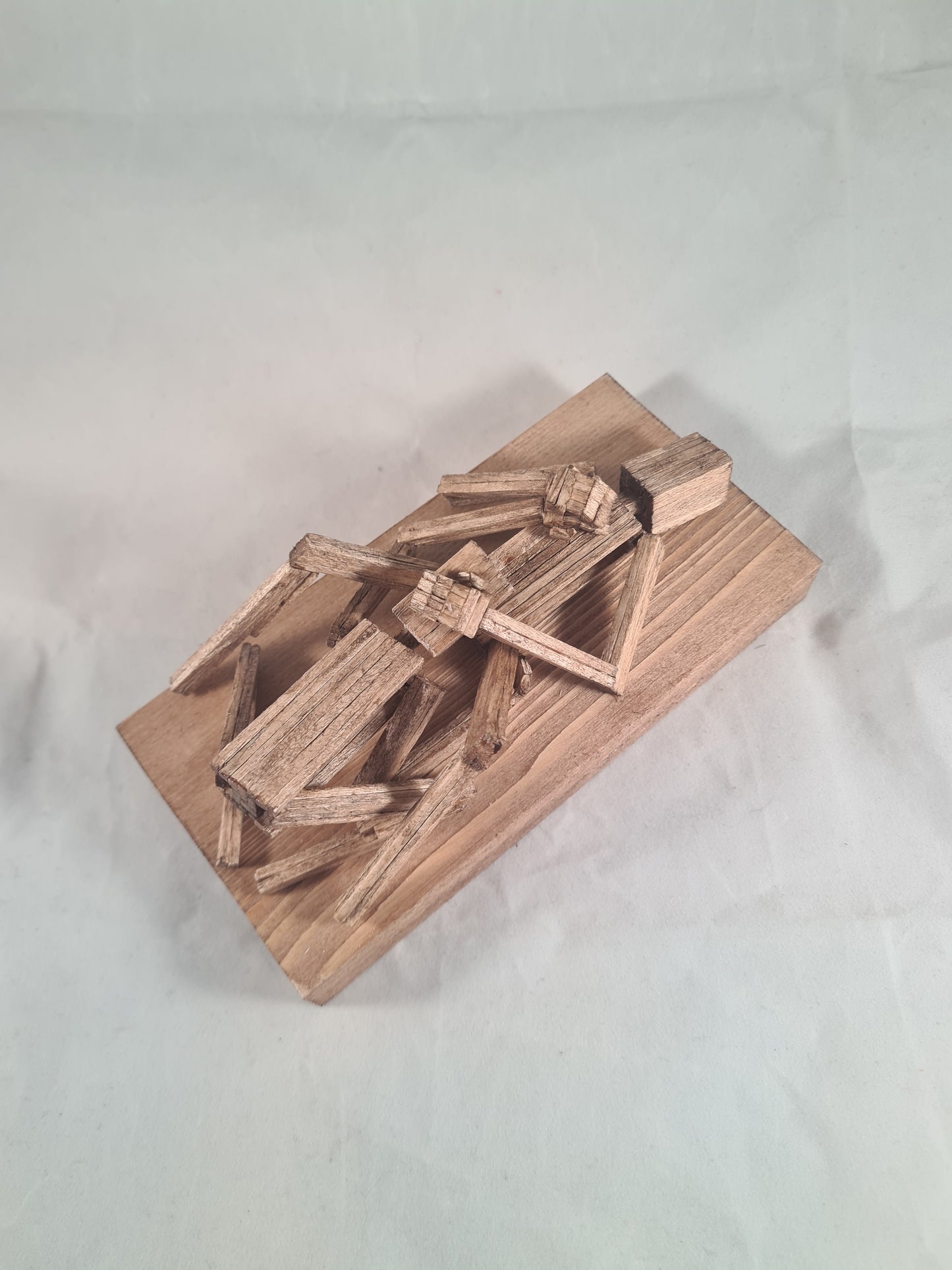 Dinner for Two - Handcrafted Wooden Matchstick Figures - Gifts, Ornaments and Decor By Tiggidy Designs