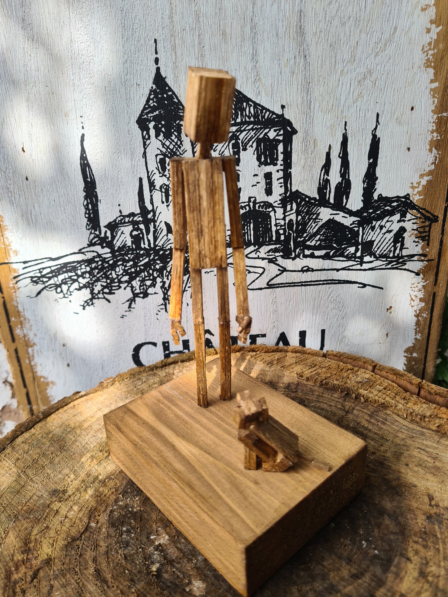 Hey Little Buddy - Handcrafted Wooden Matchstick Figures - Gifts, Ornaments and Decor By Tiggidy Designs