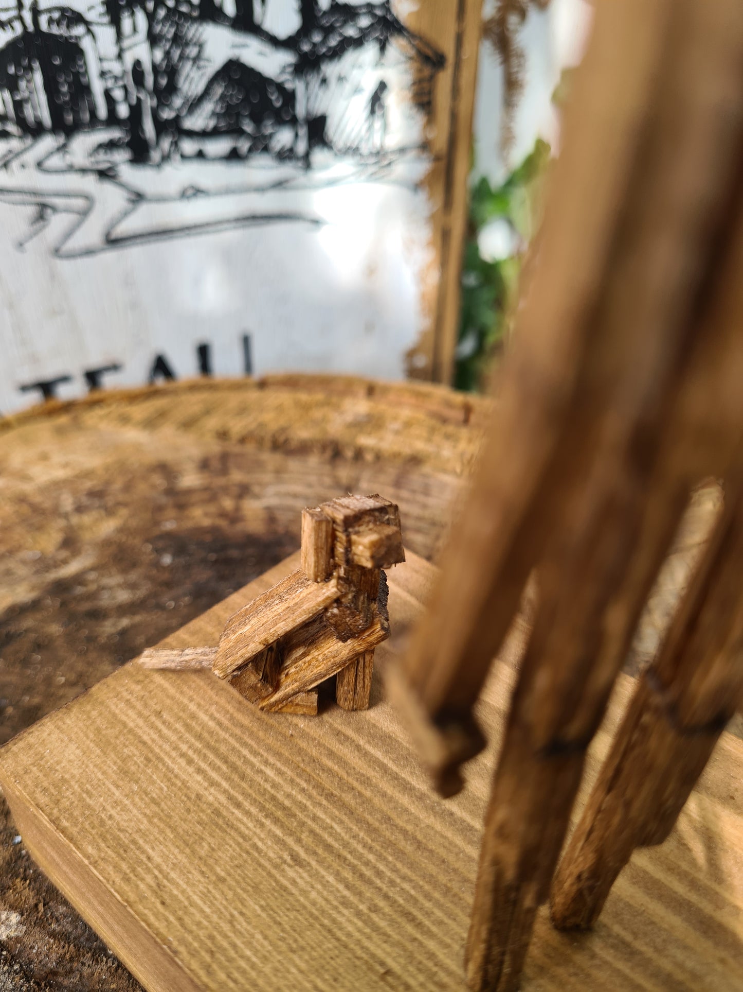 Hey Little Buddy - Handcrafted Wooden Matchstick Figures - Gifts, Ornaments and Decor By Tiggidy Designs