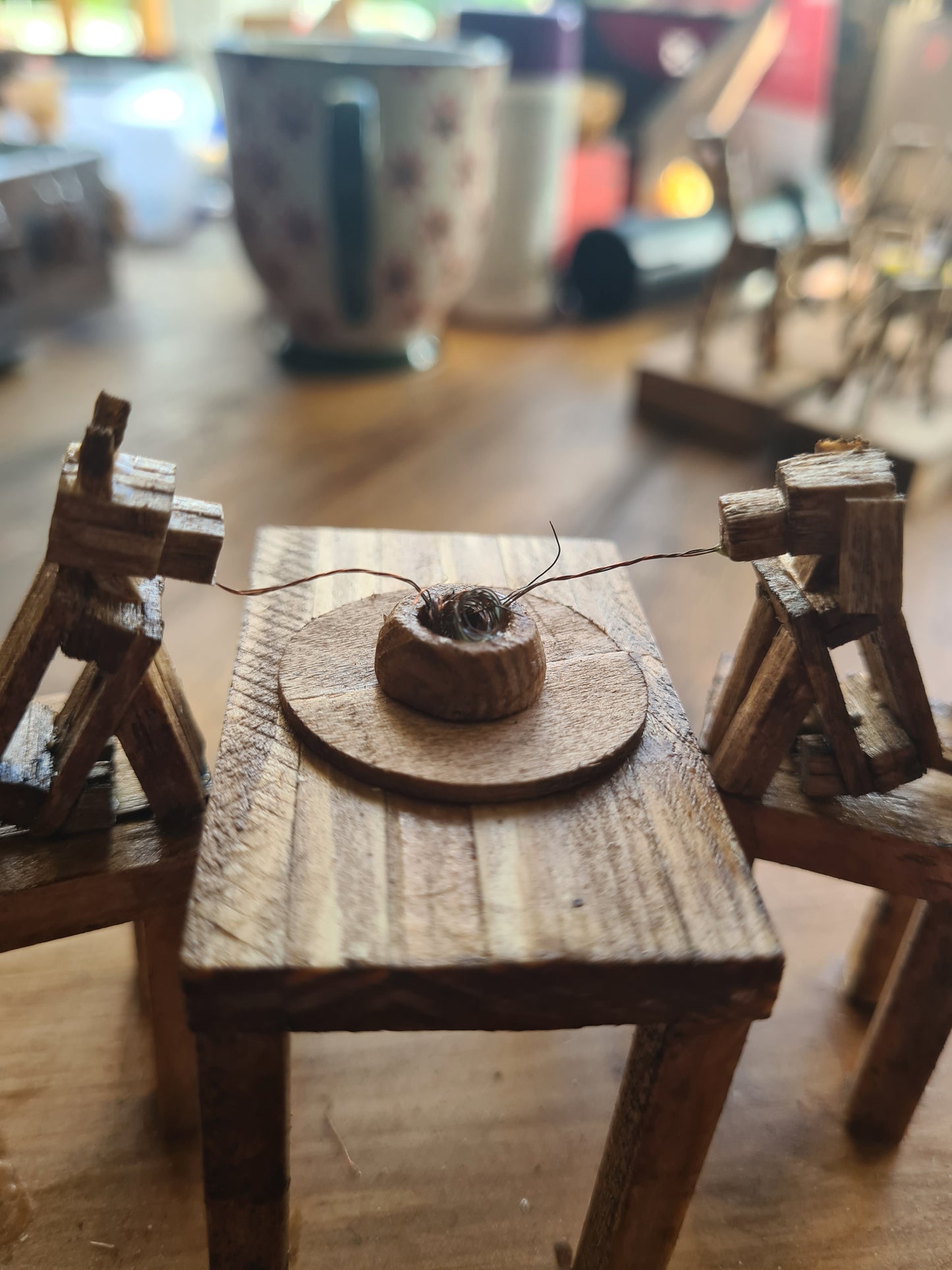 Lady And The Tramp - Handcrafted Wooden Matchstick Figures - Gifts, Ornaments and Decor By Tiggidy Designs