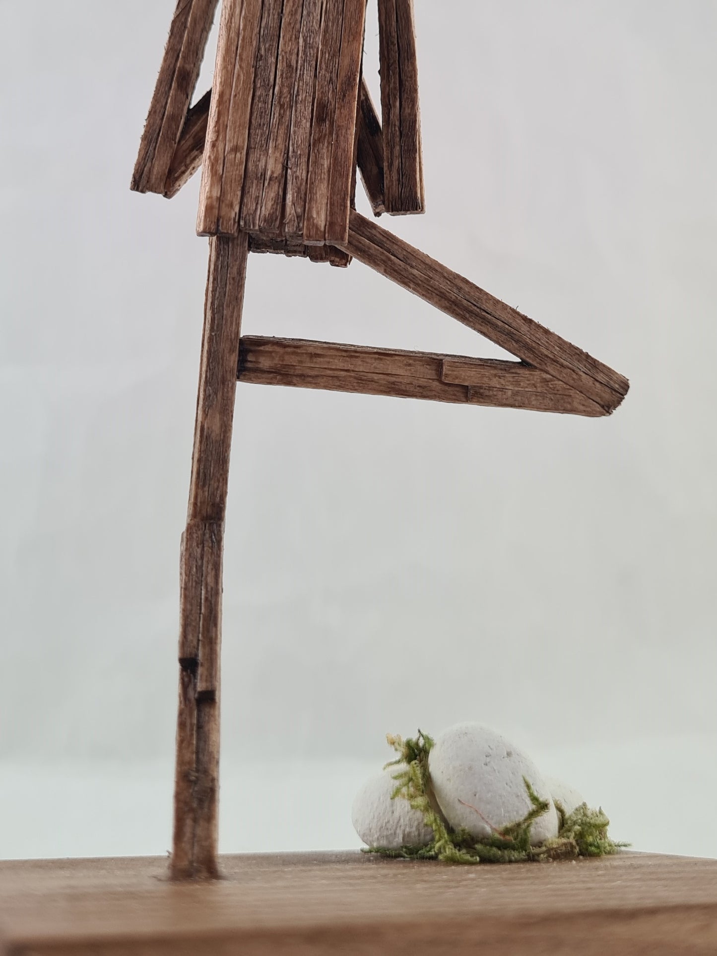 Tree Pose - Handcrafted Wooden Matchstick Figures - Gifts, Ornaments and Decor By Tiggidy Designs