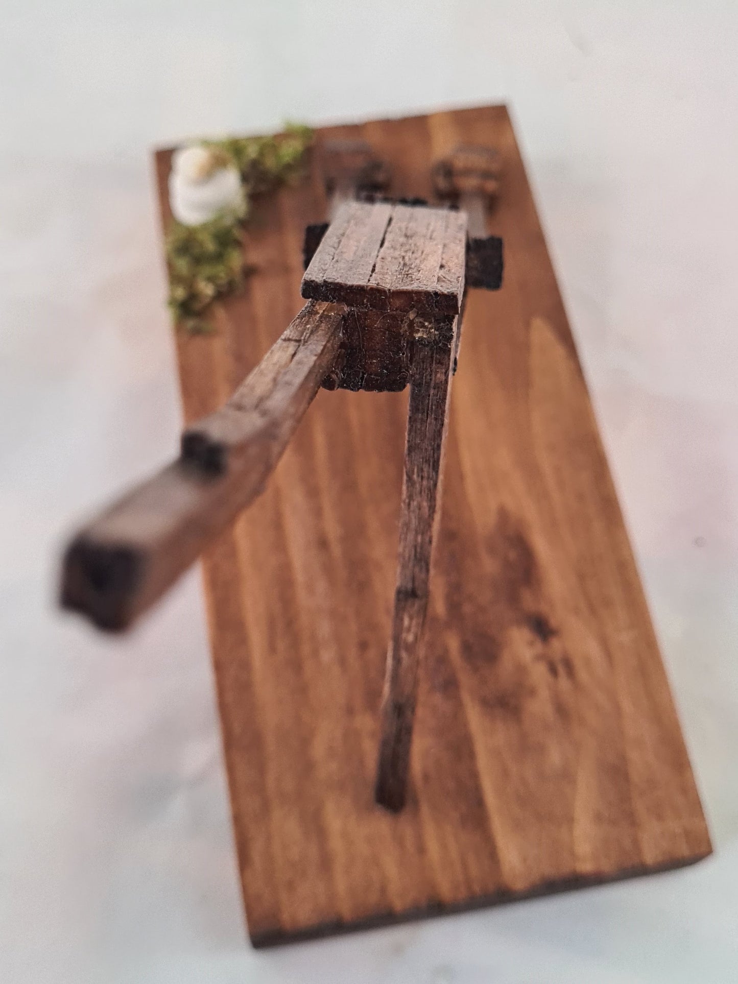 Downward Facing Dog Split - Handcrafted Wooden Matchstick Figures - Gifts, Ornaments and Decor By Tiggidy Designs