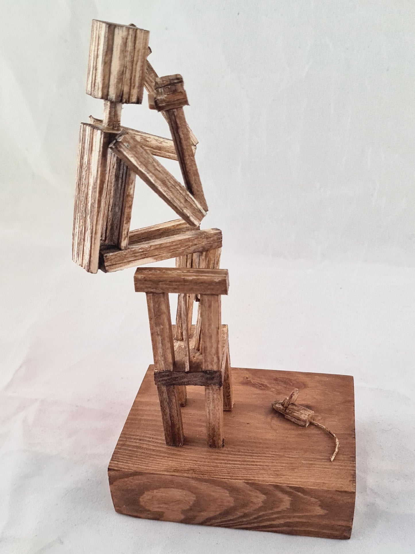 Mouse! - Handcrafted Wooden Matchstick Figures - Gifts, Ornaments and Decor By Tiggidy Designs
