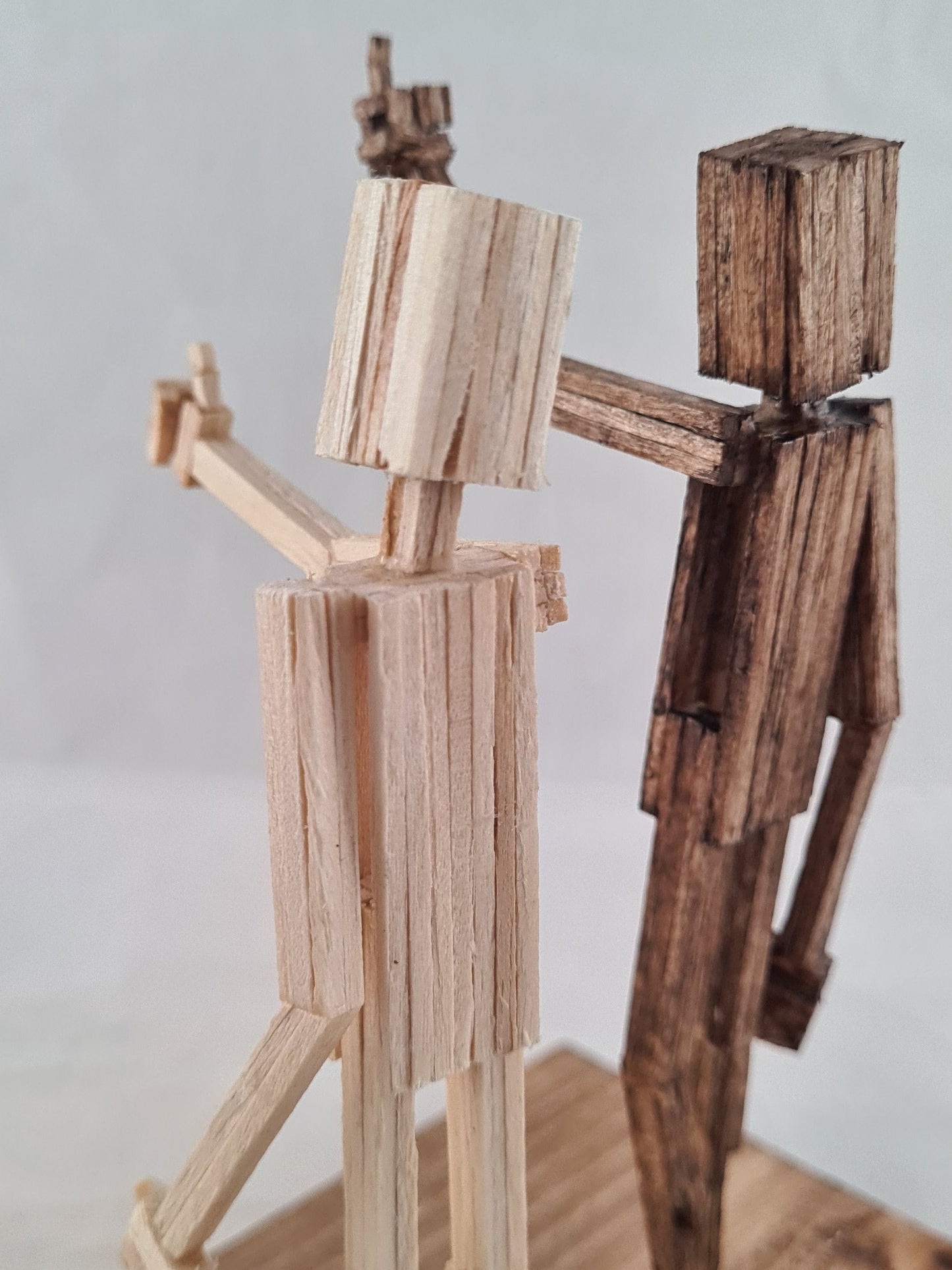 Hey, F**k You - Handcrafted Wooden Matchstick Figures - Gifts, Ornaments and Decor By Tiggidy Designs