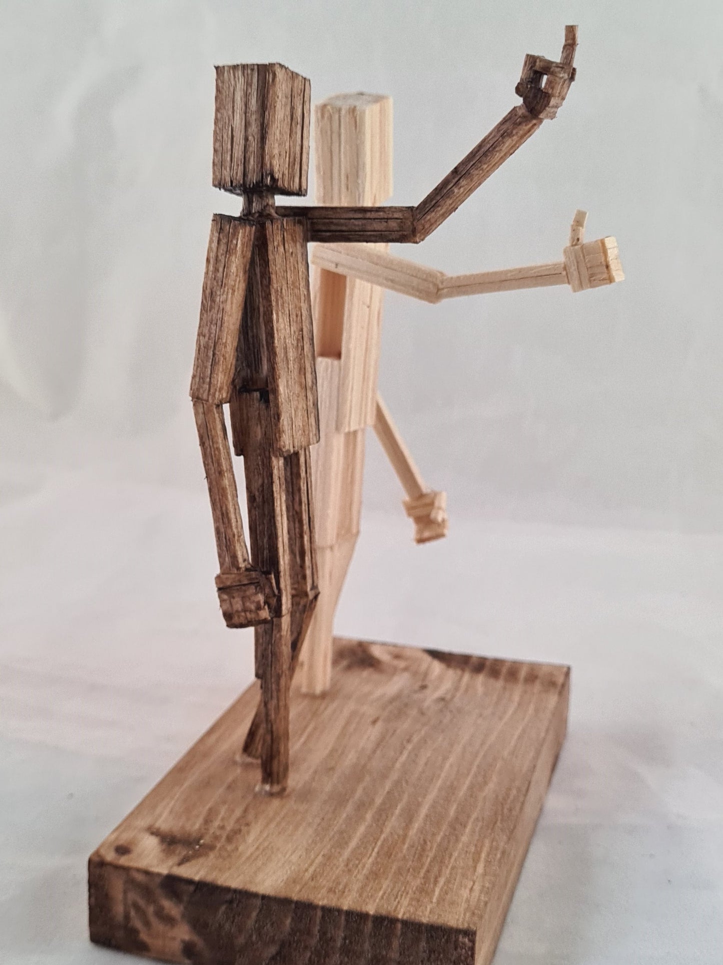 Hey, F**k You - Handcrafted Wooden Matchstick Figures - Gifts, Ornaments and Decor By Tiggidy Designs
