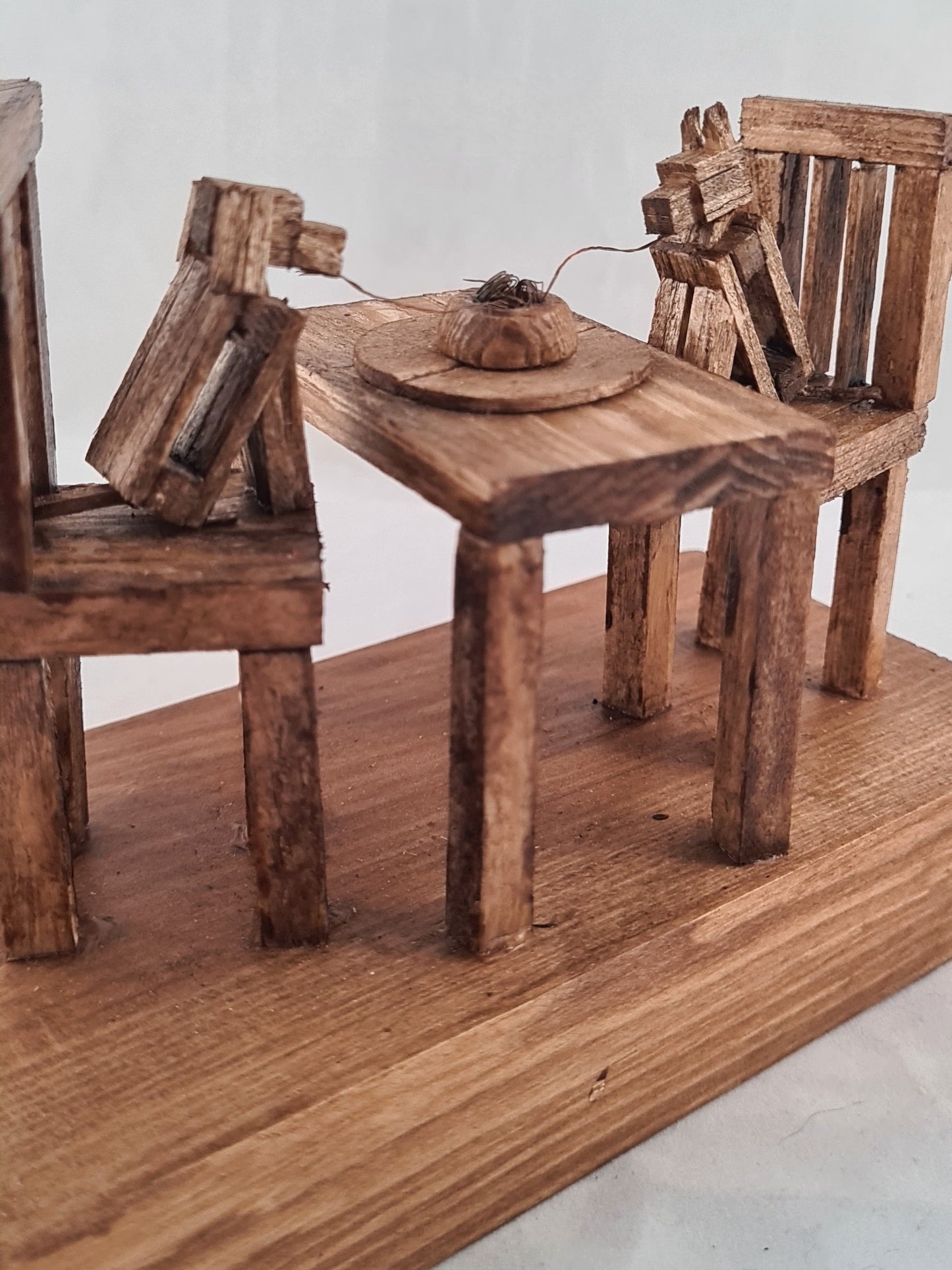 Lady And The Tramp - Handcrafted Wooden Matchstick Figures - Gifts, Ornaments and Decor By Tiggidy Designs