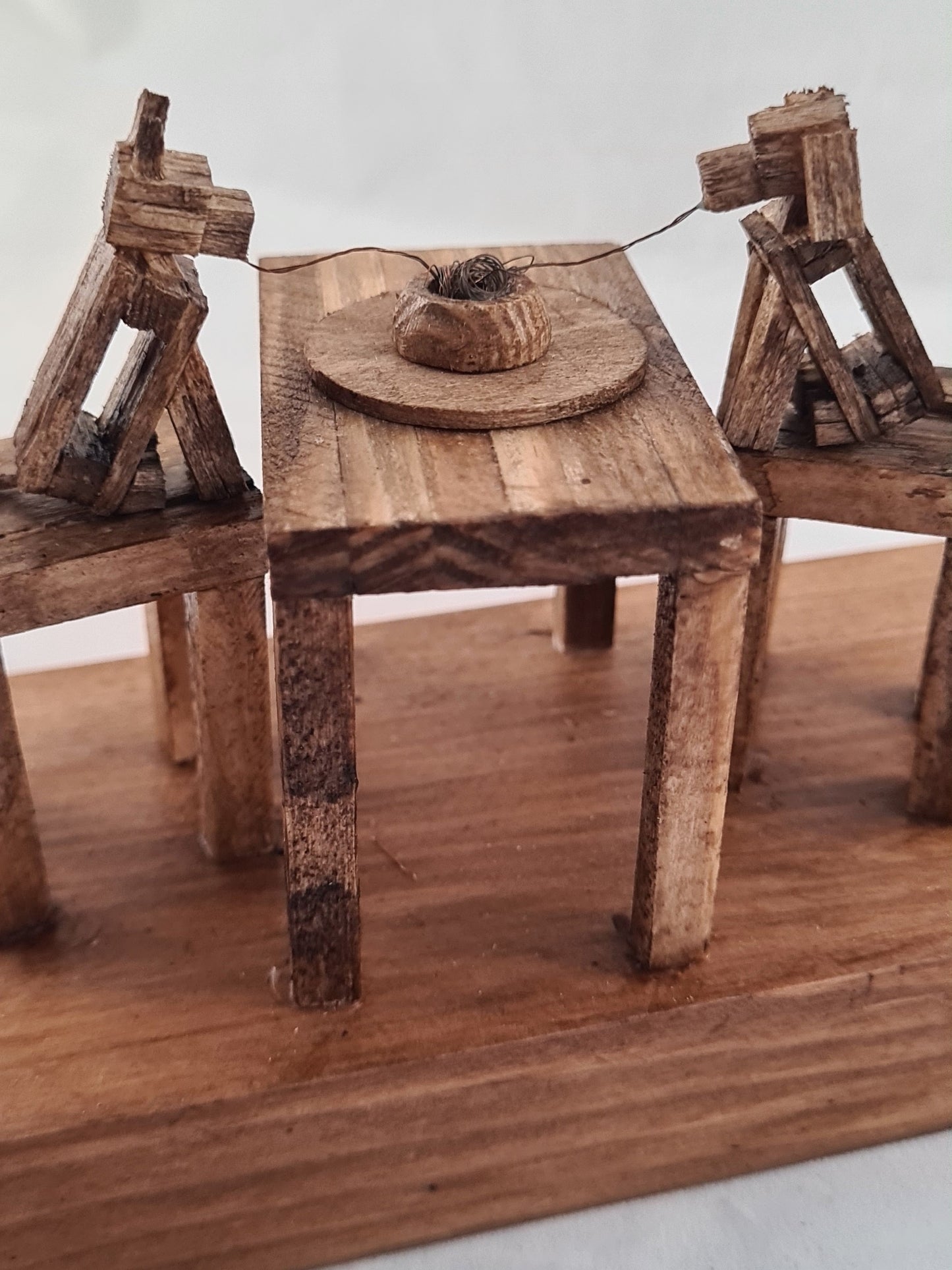 Lady And The Tramp - Handcrafted Wooden Matchstick Figures - Gifts, Ornaments and Decor By Tiggidy Designs