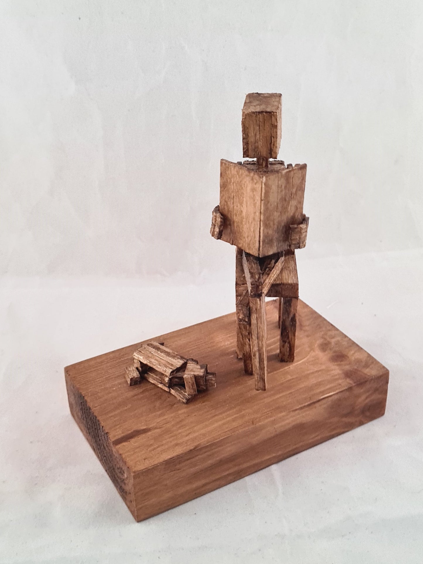 Good Book And A Good Boy - Handcrafted Wooden Matchstick Figures - Gifts, Ornaments and Decor By Tiggidy Designs